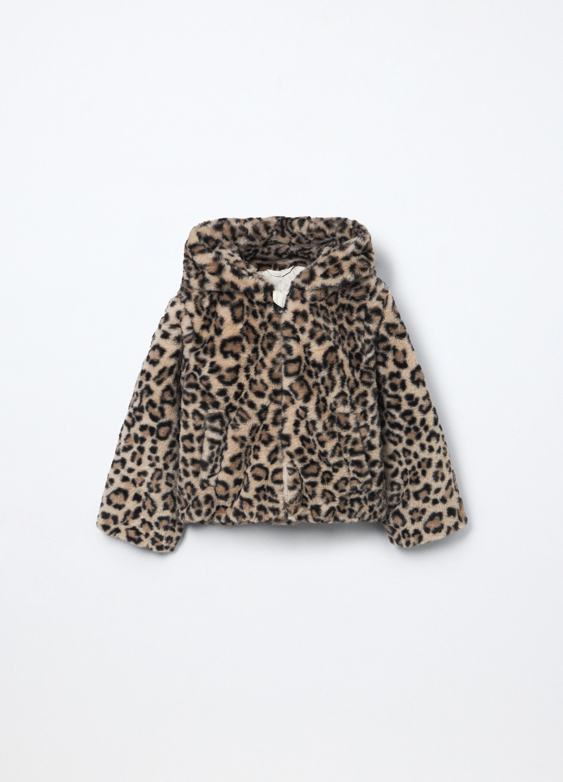 Giacca in eco fur bambina_0