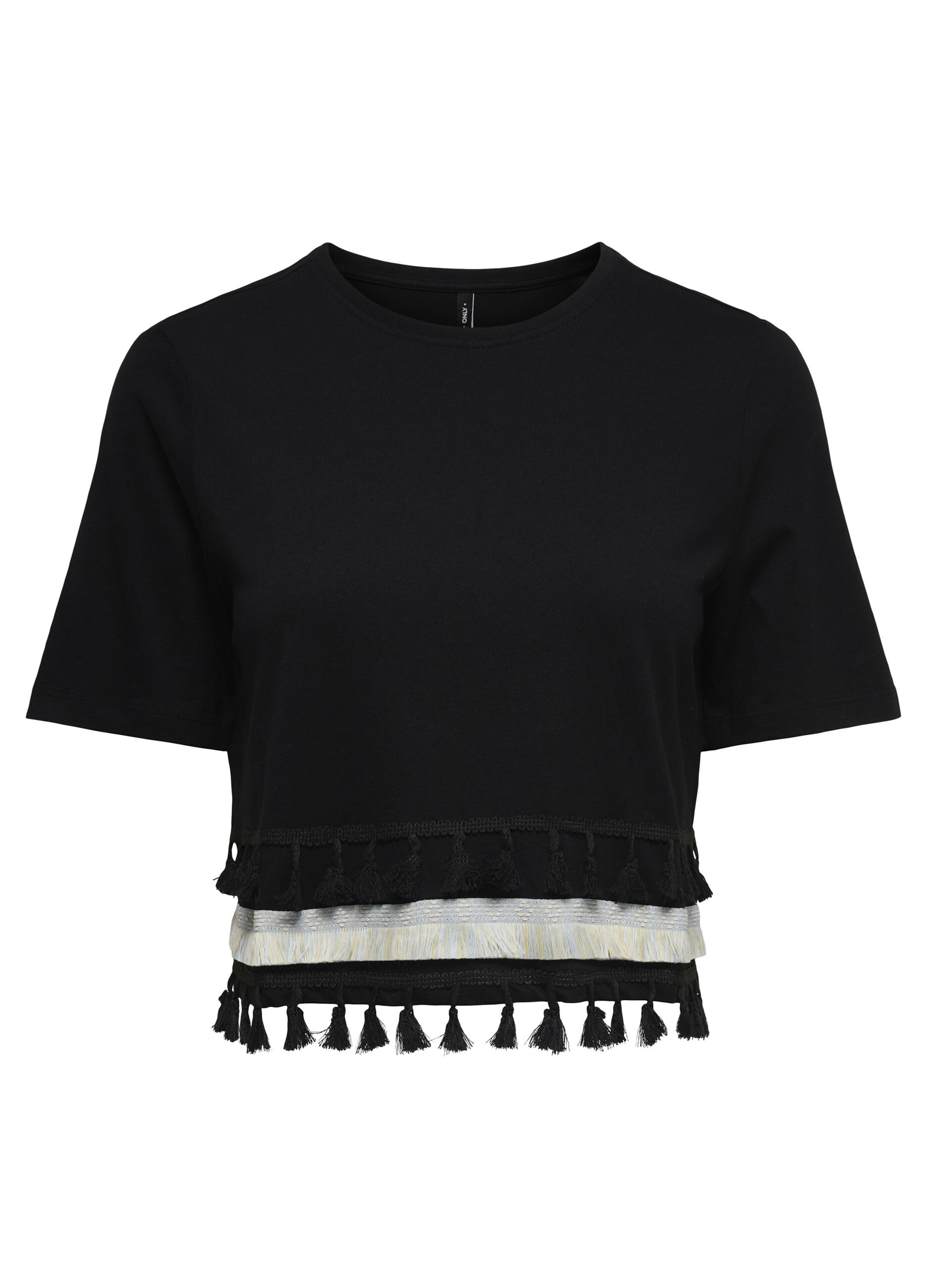 T-shirt con volant_0