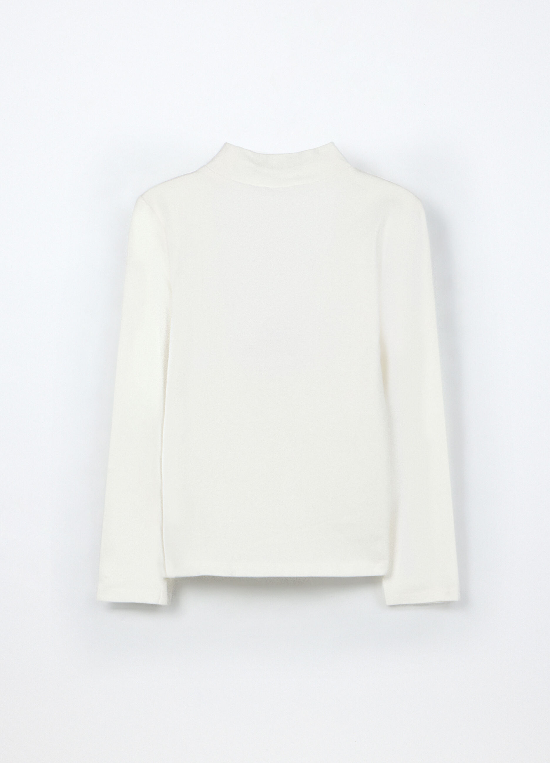 Lupetto in jersey di cotone stretch bambina_1