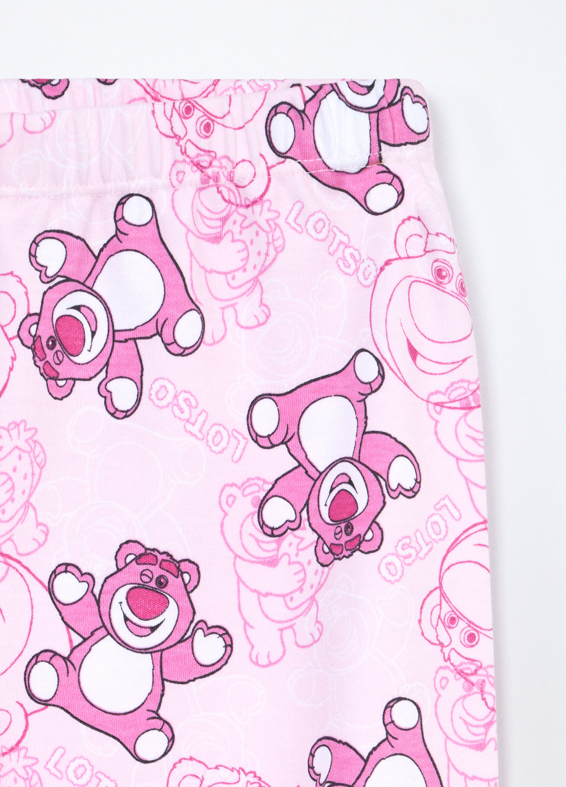 Set pigiama lungo in interlock di puro cotone bambina_3