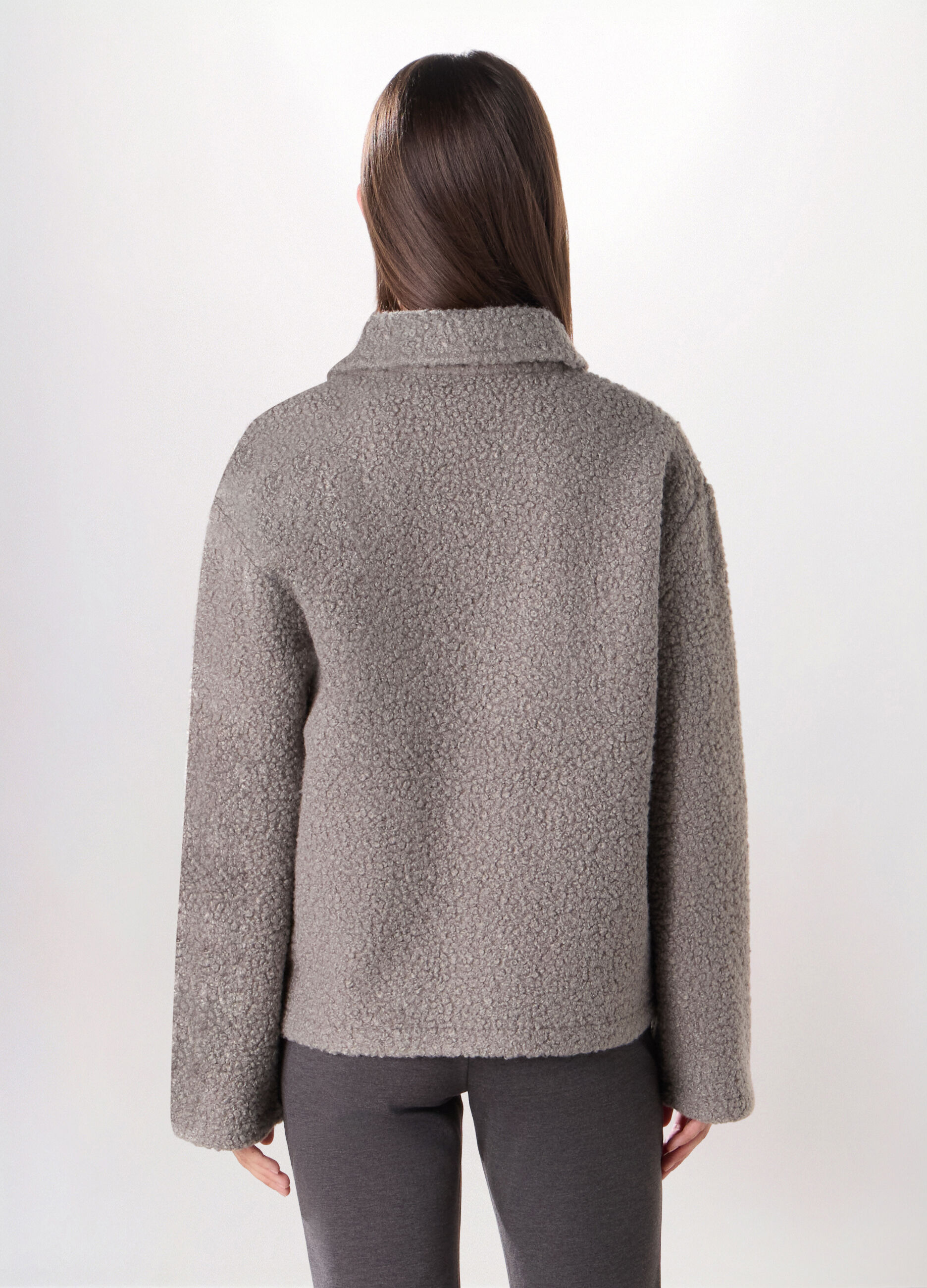Cappotto bouclé donna_1