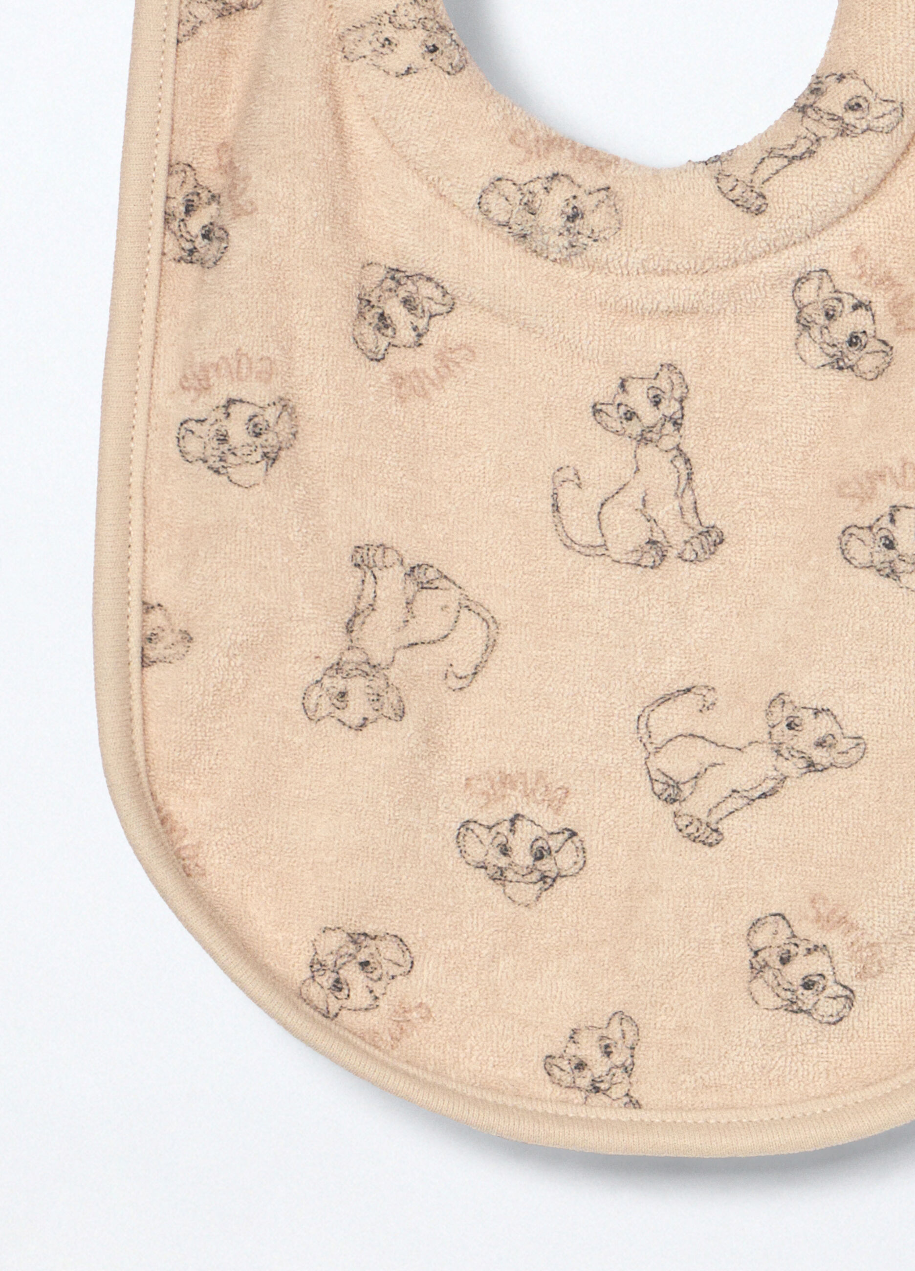 Pack 2 bavaglini in spugna di puro cotone neonato_2