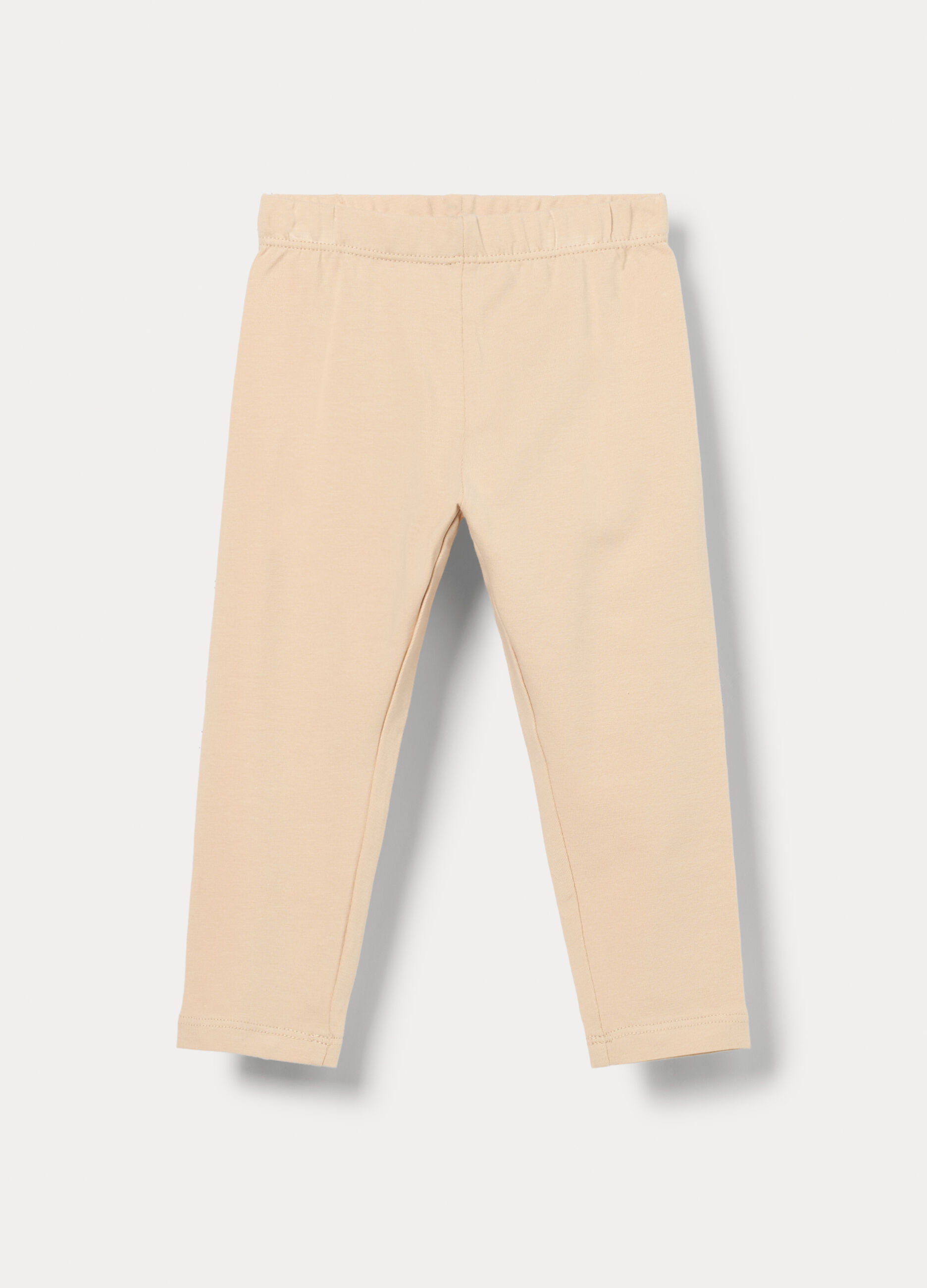 Leggings in jersey di cotone stretch bimba_0
