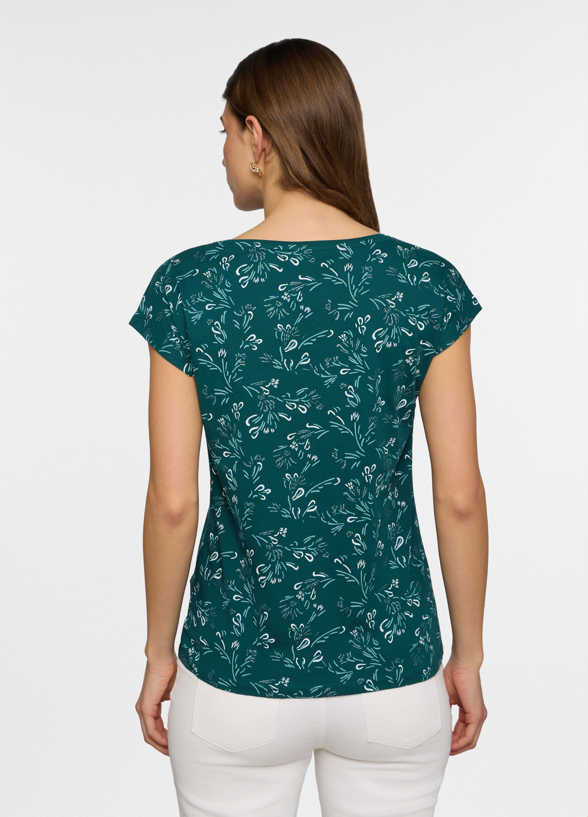 T-shirt girocollo donna_1