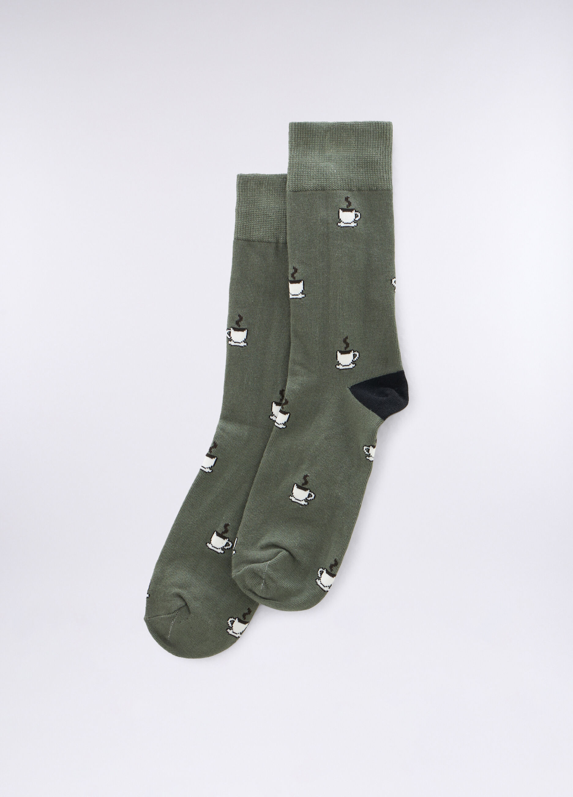 Calze corte a fantasia uomo_0