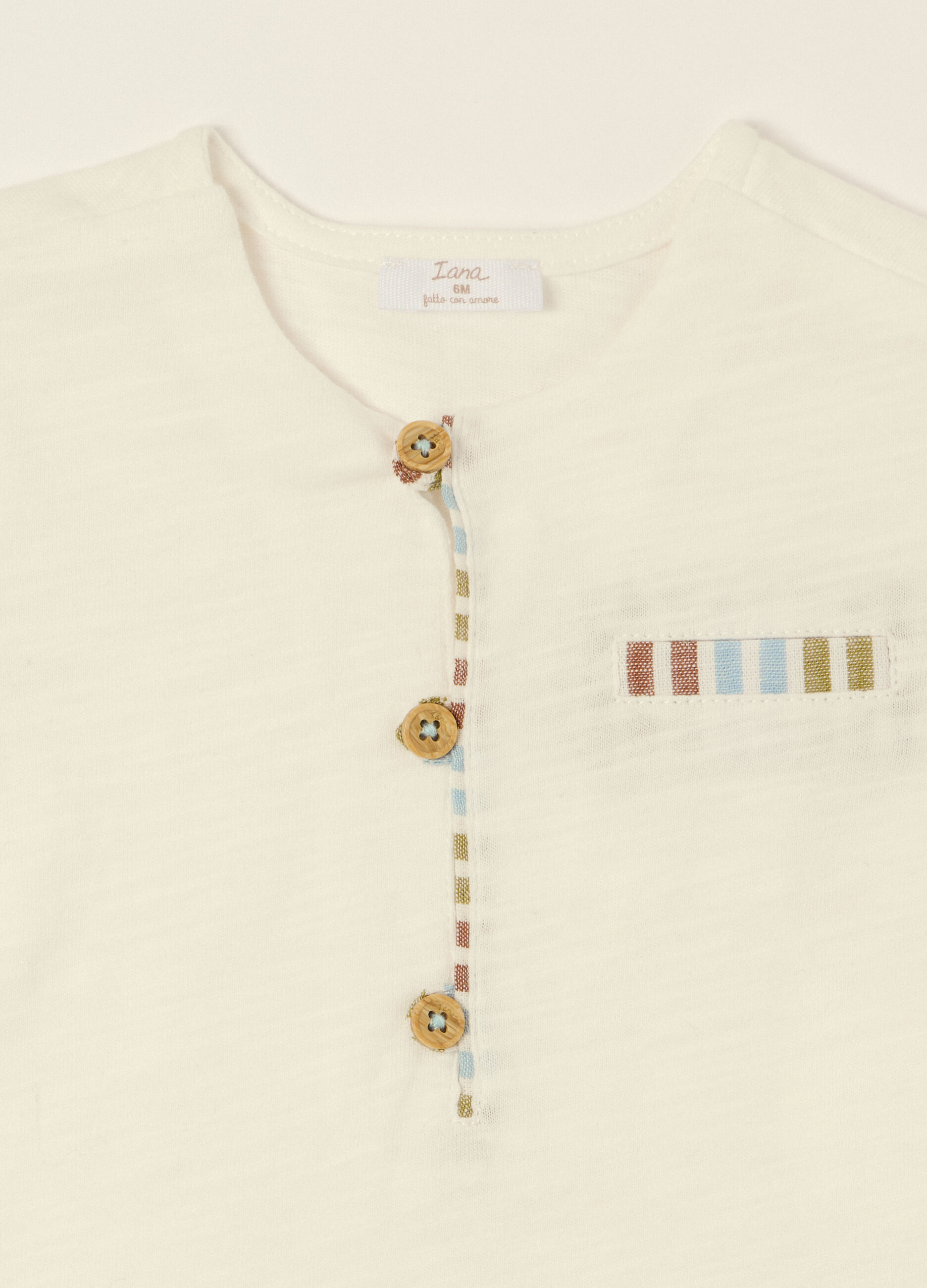 Set bianco e multicolor in puro cotone_2