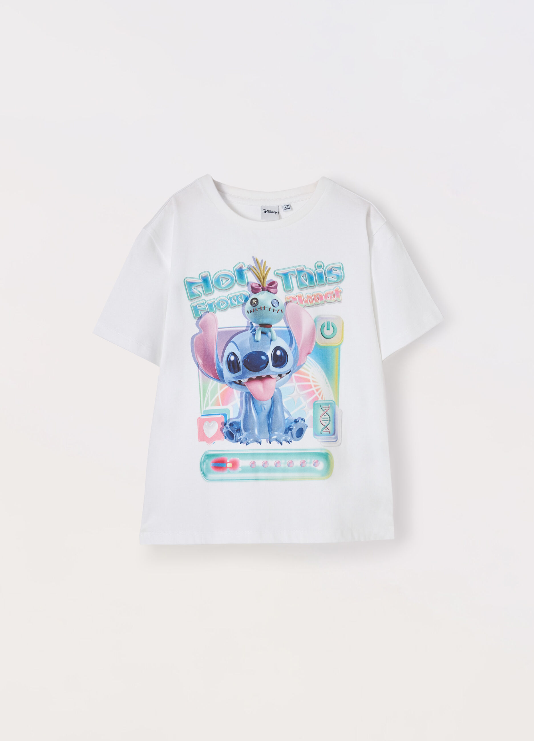 T-shirt in jersey di puro cotone ragazza_0