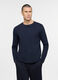 Maglia del pigiama girocollo in cotone uomo_0
