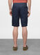 Bermuda cargo in twill di cotone uomo_1