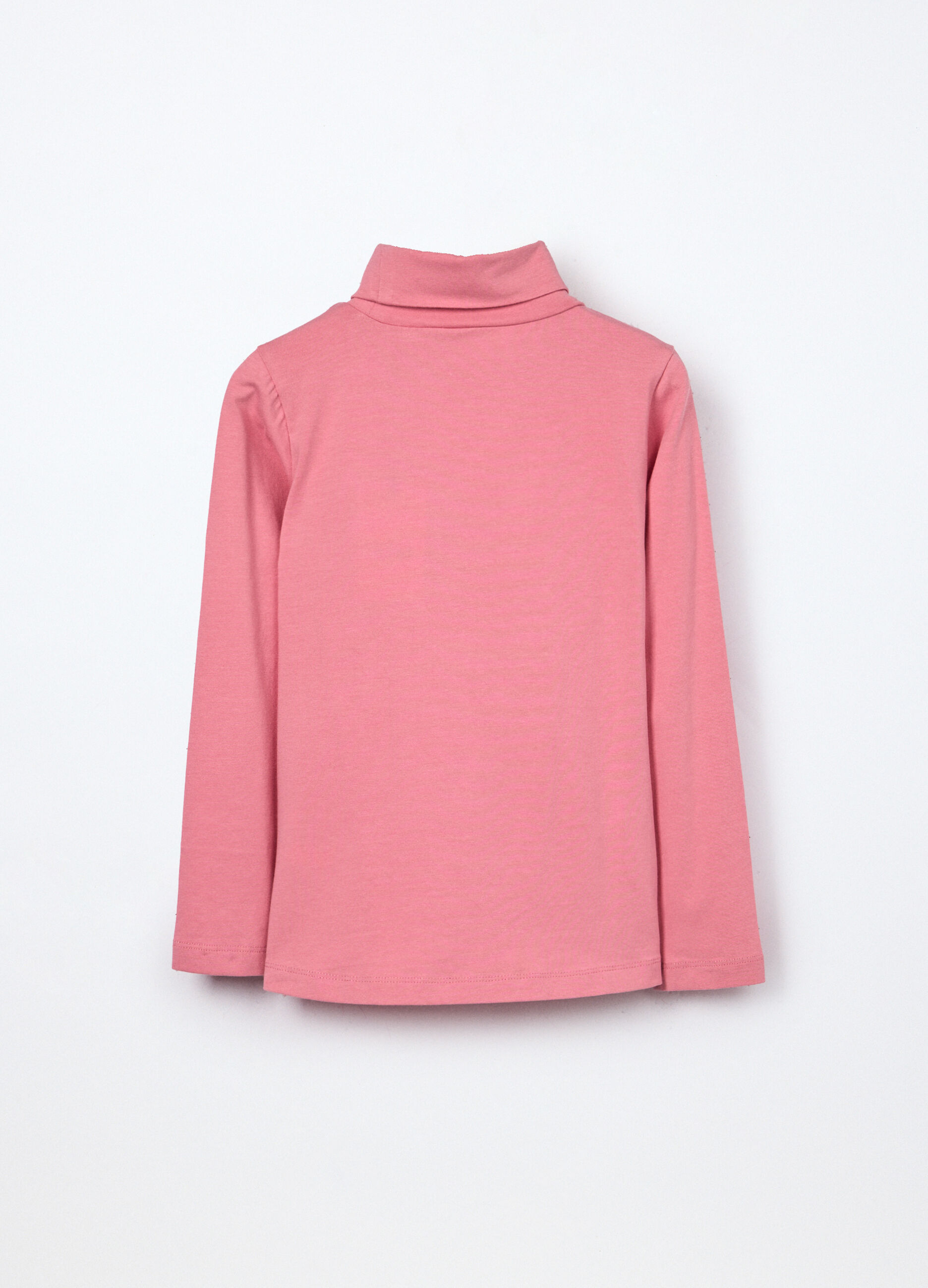 Lupetto in jersey di cotone stretch bambina_1