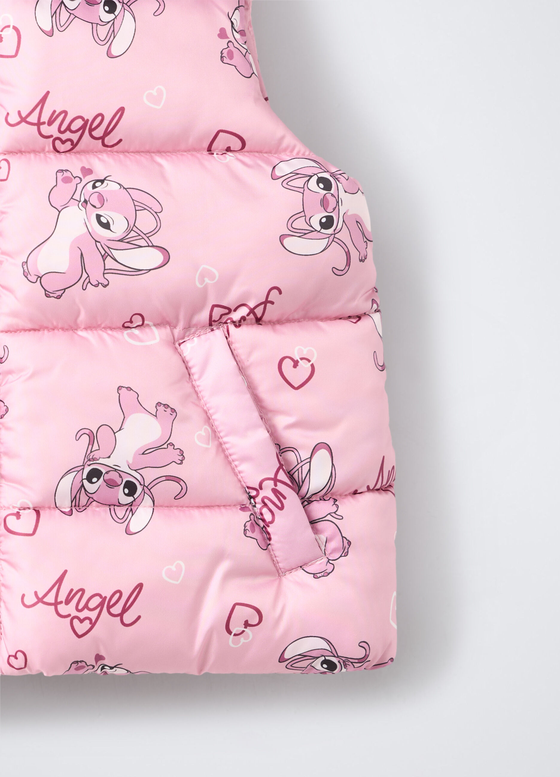 Gilet imbottito 220 grammi Disney con cappuccio bambina_2