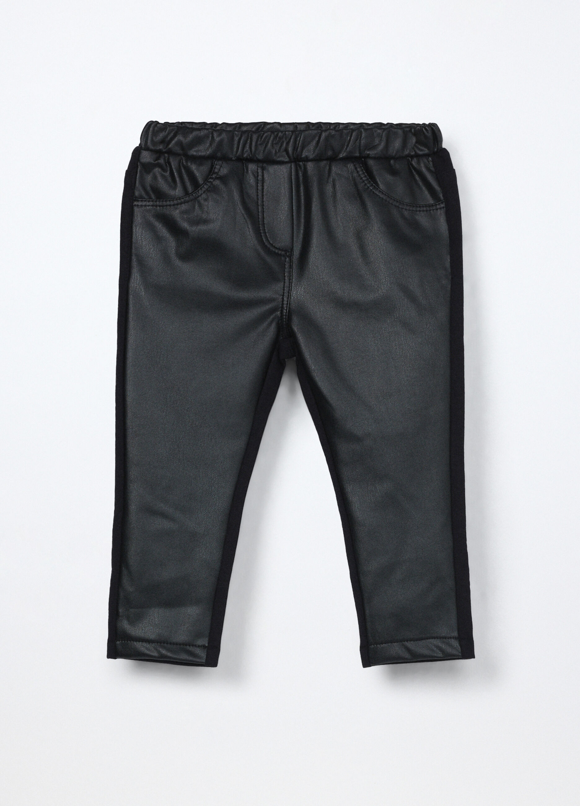 Treggings in eco pelle neonata_0