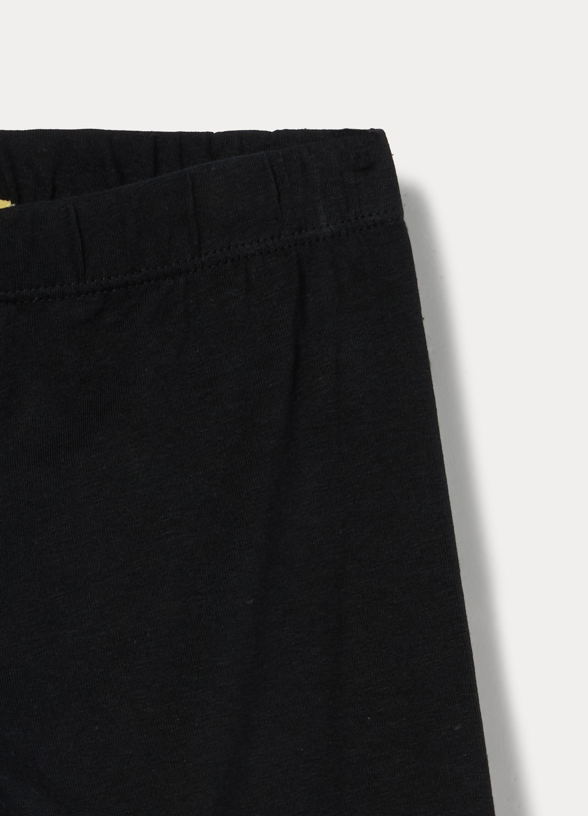 Leggings Stitch in jersey di cotone stretch bambina_2