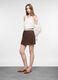 Gonna pantalone corta misto lino donna_0