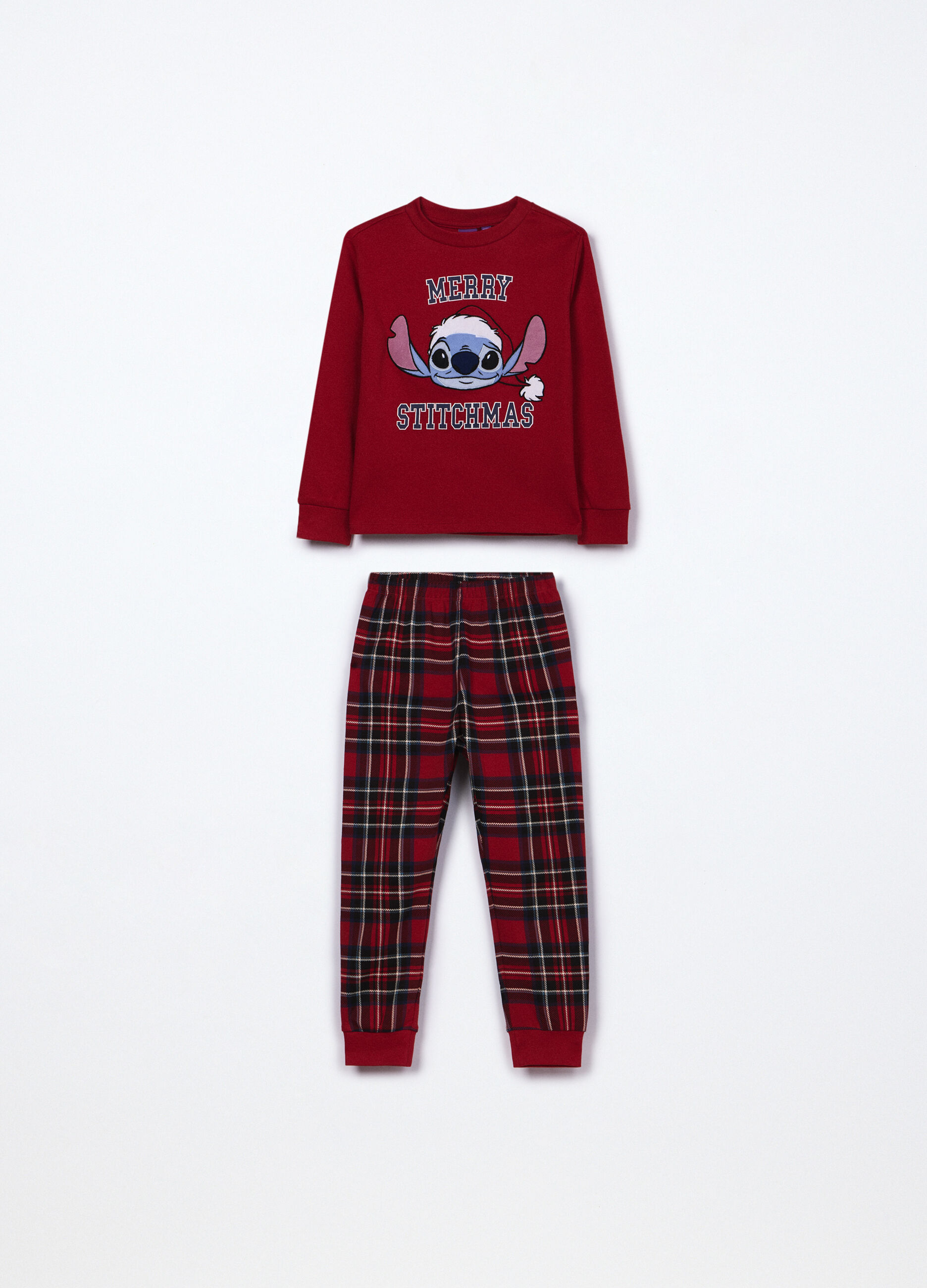 Pigiama lungo in interlock di puro cotone bambino_0