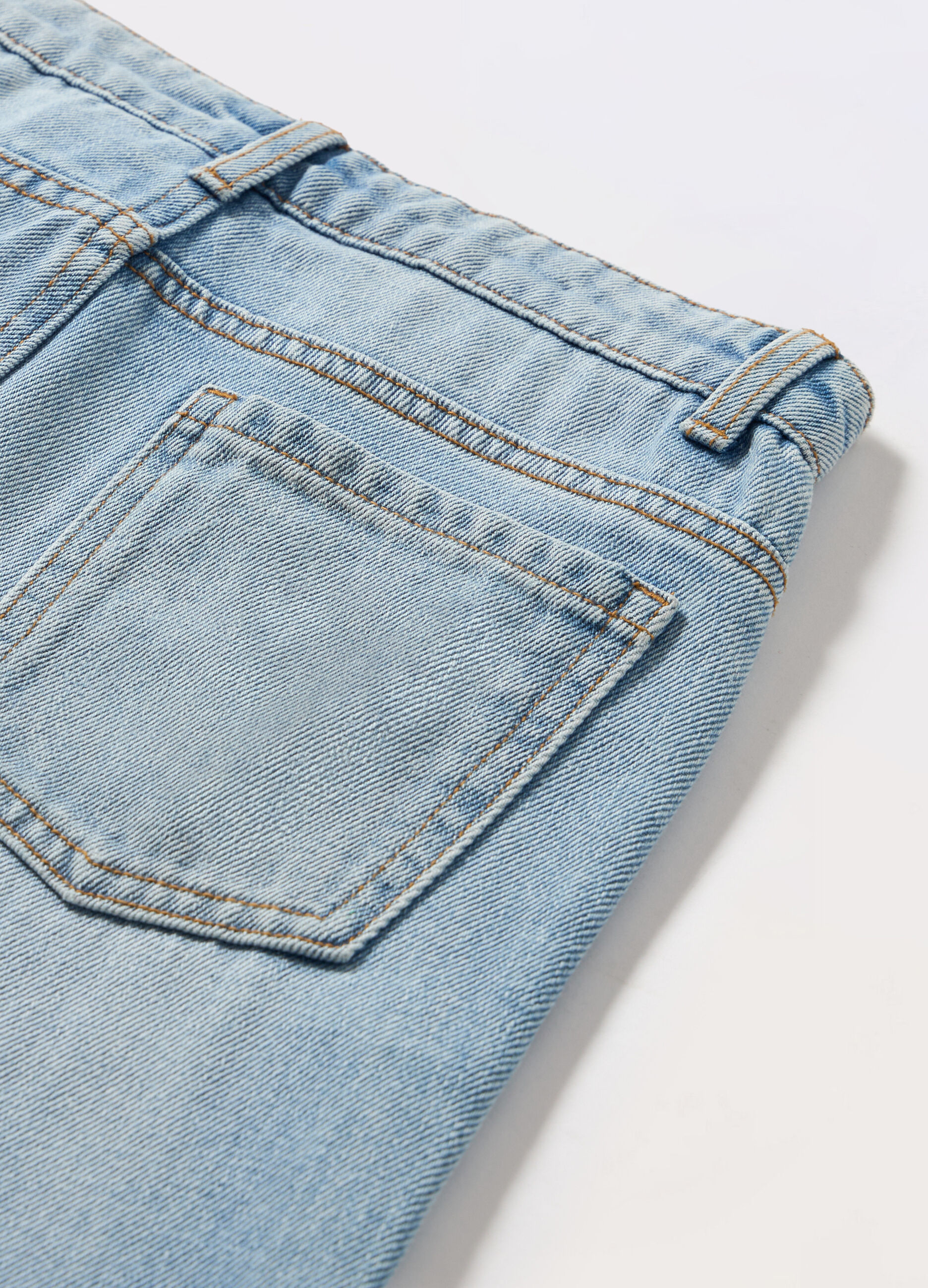 Jeans in denim regular fit ragazzo_1
