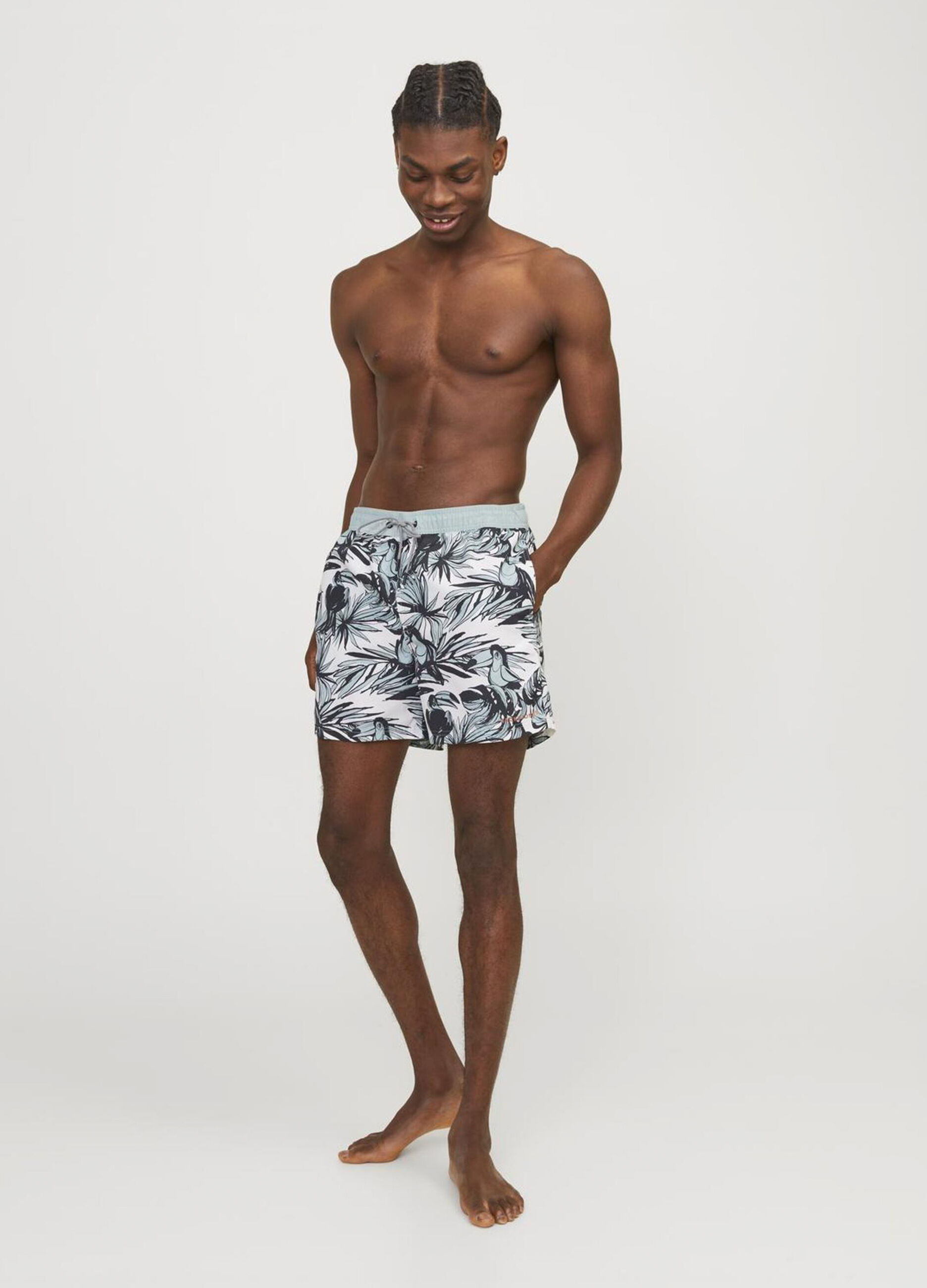 Costume da bagno con stampa uomo