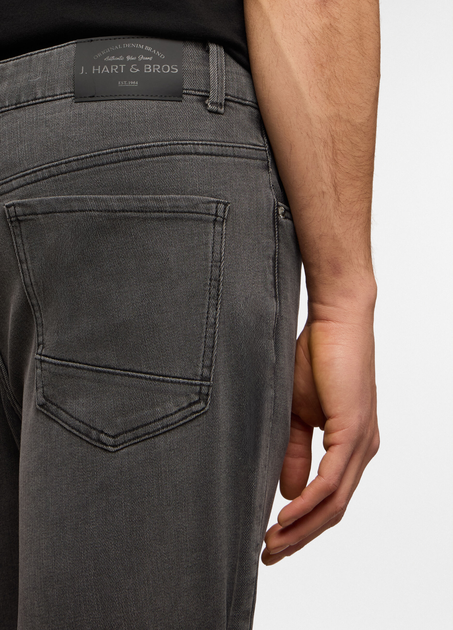 Jeans 5 tasche slim fit in denim stretch uomo_3