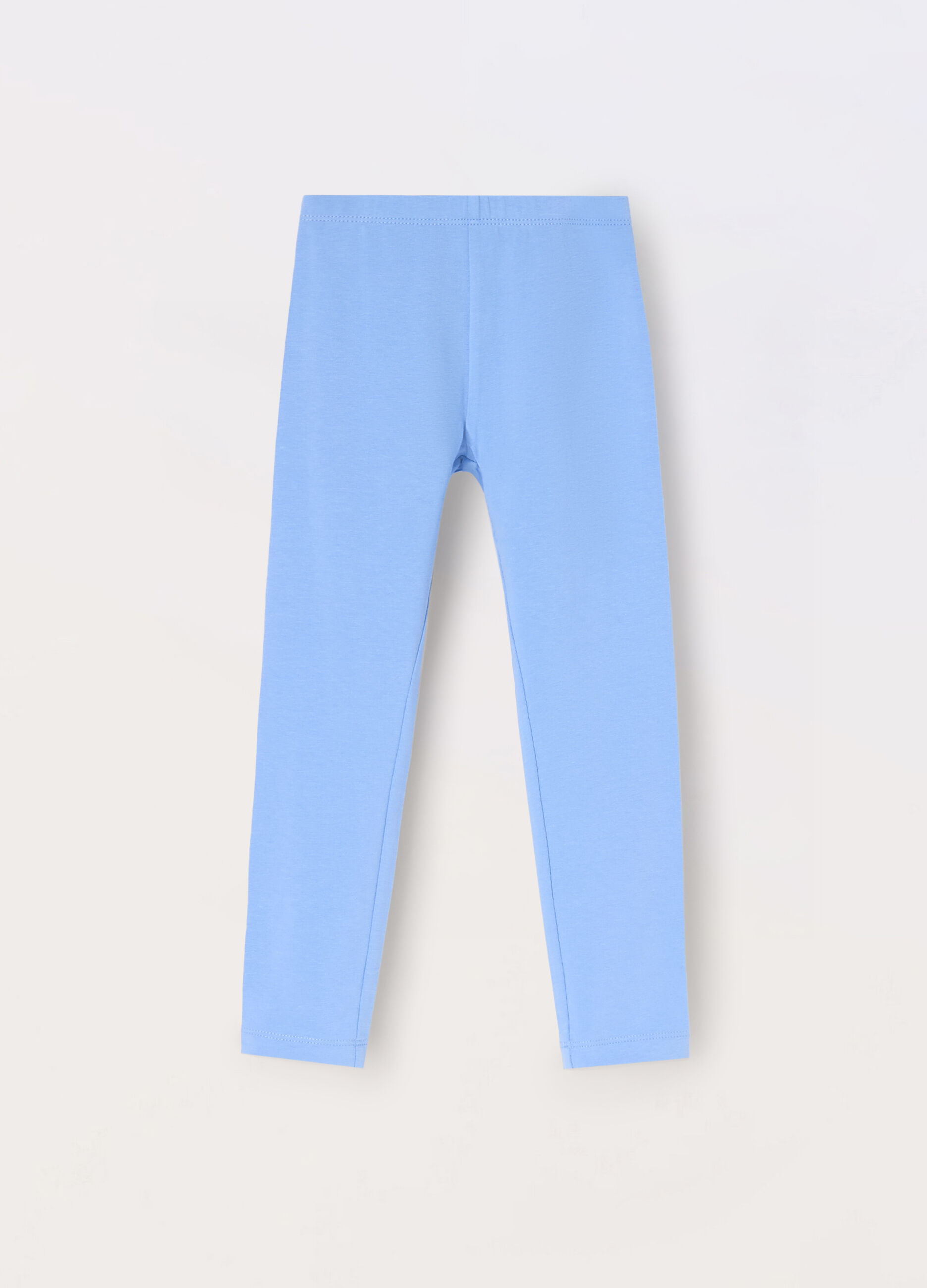 Leggings in cotone stretch bambina_0