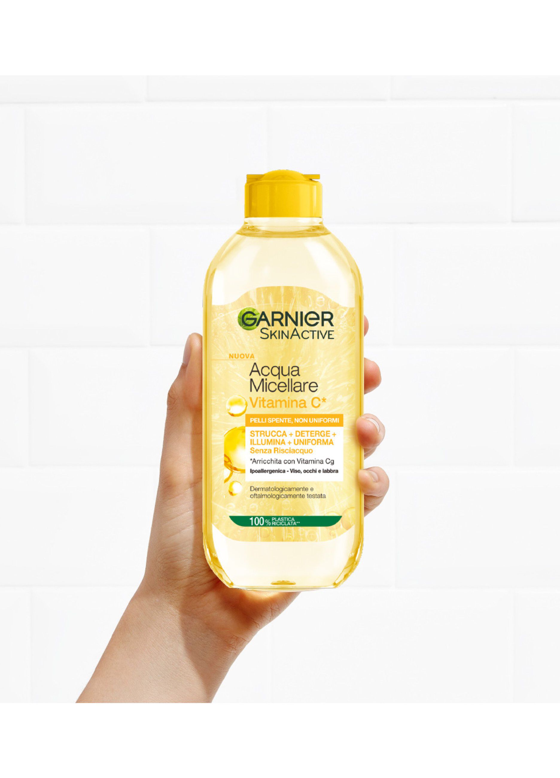 Garnier SkinActive, Acqua Micellare Tutto in 1, Vitamina C, Pelli Spente e Non Uniformi, 400 ml._1