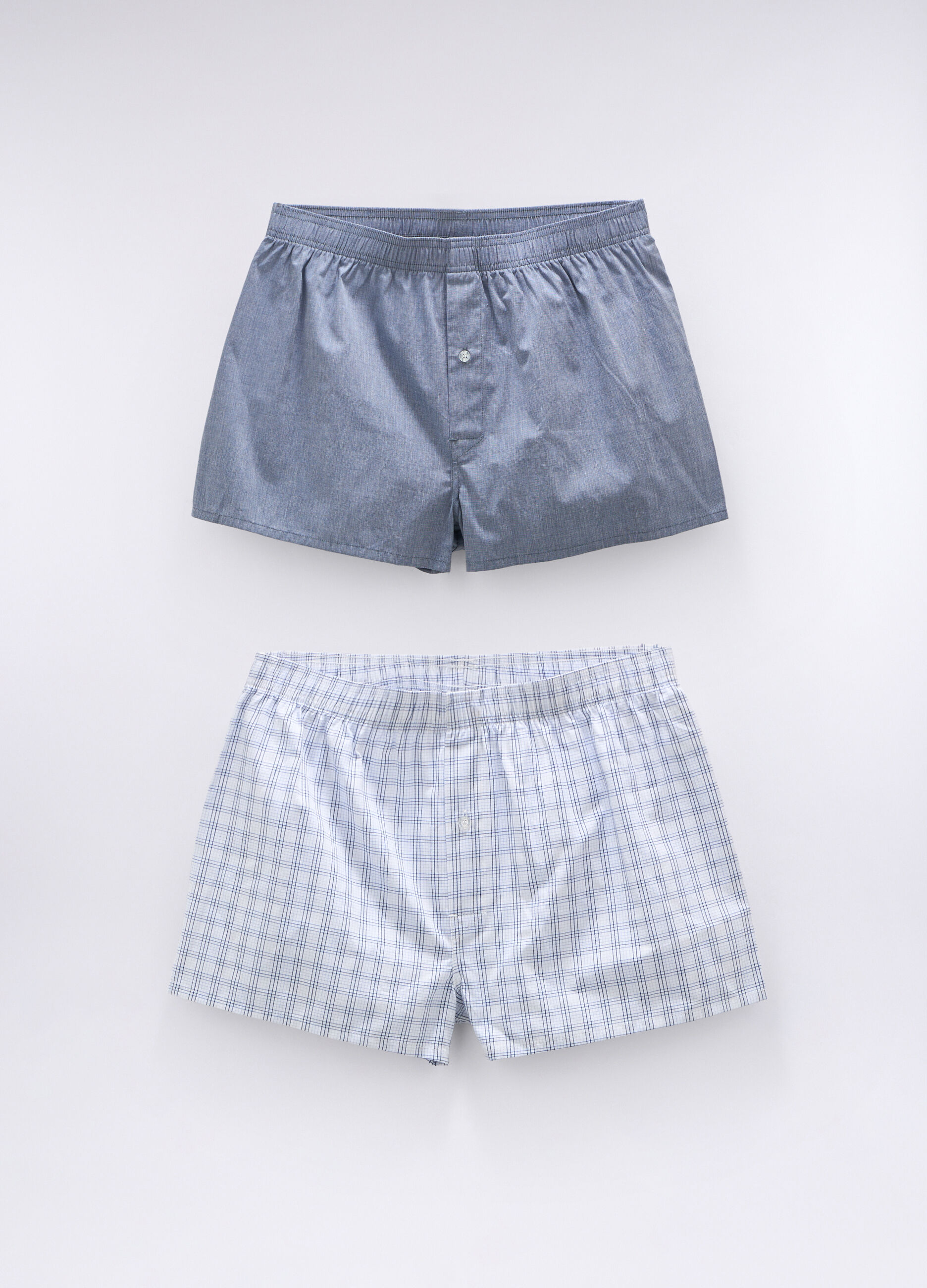 2 pack boxer in tela di cotone fantasia uomo_1