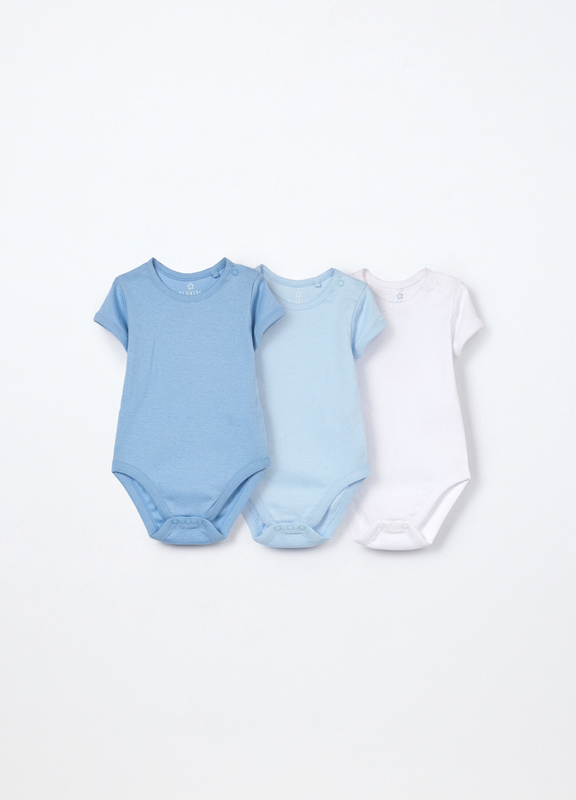 Pack 3 body in puro cotone neonata_0