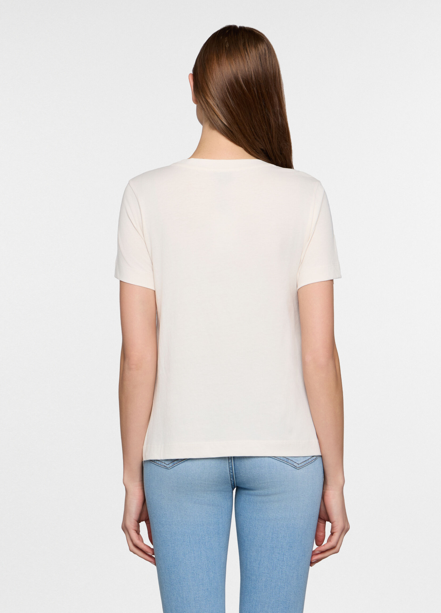 T-shirt girocollo donna_1