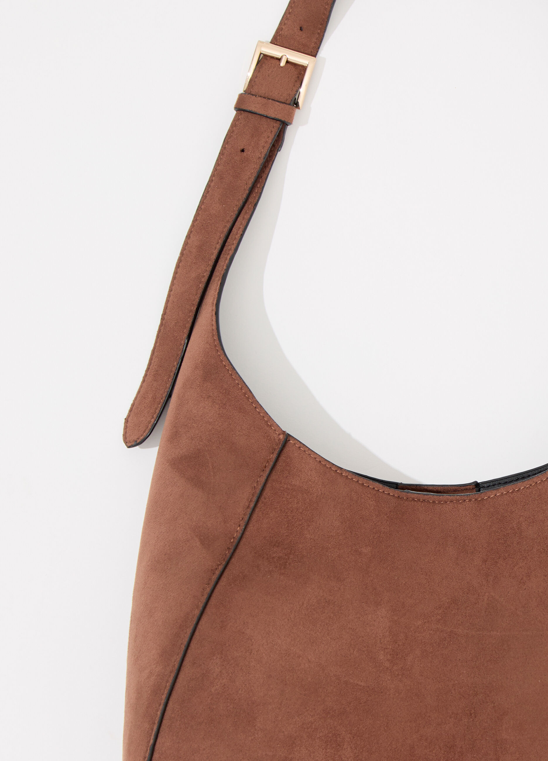 Borsa a spalla in ecopelle scamosciata donna_4