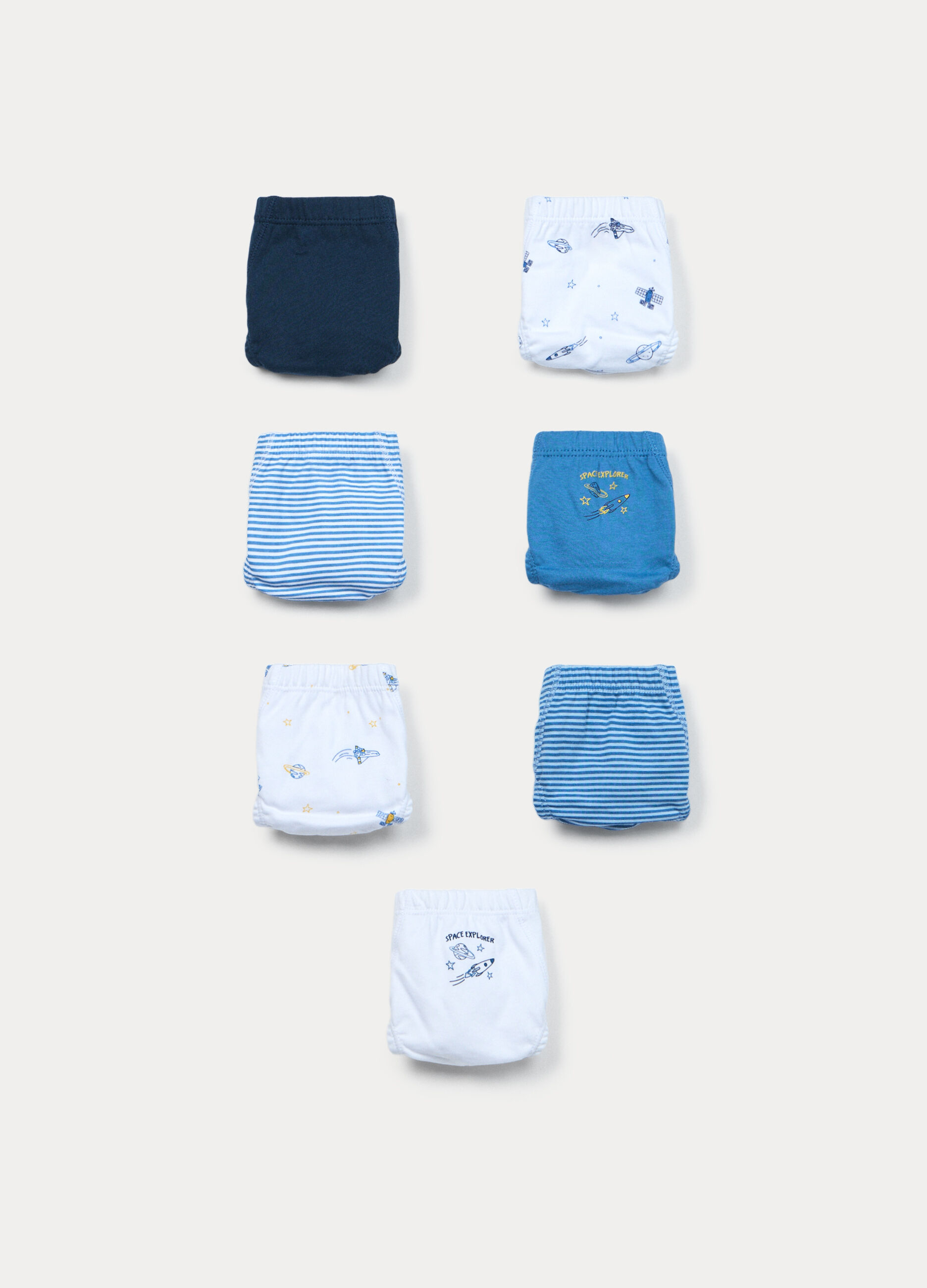 Pack 7 slip in jersey di puro cotone bambino_0