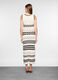 Vestito lungo crochet in puro cotone donna_1