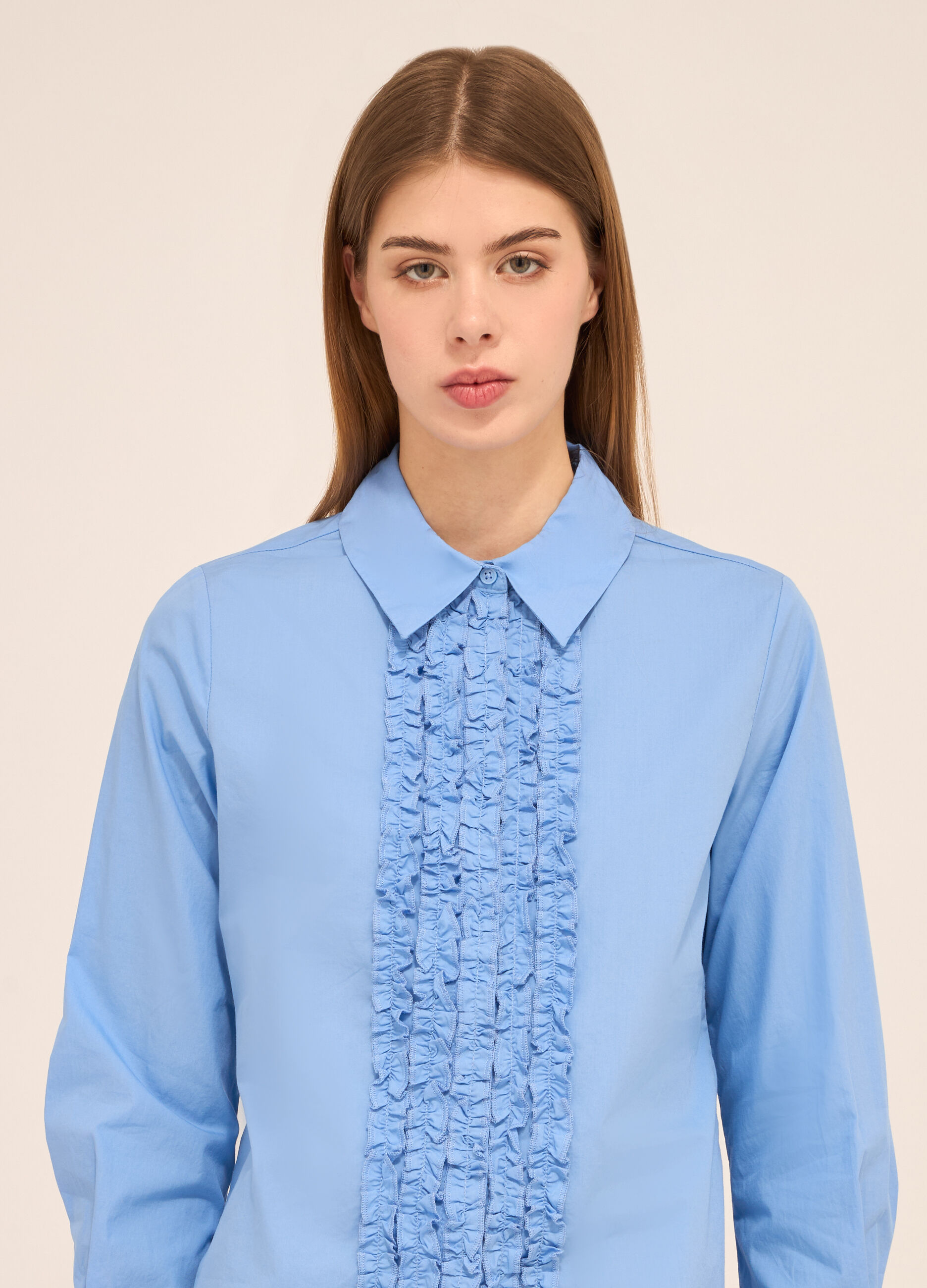 Camicia in popeline di puro cotone donna_2