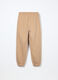 Jogger in puro cotone fleece ragazza_1
