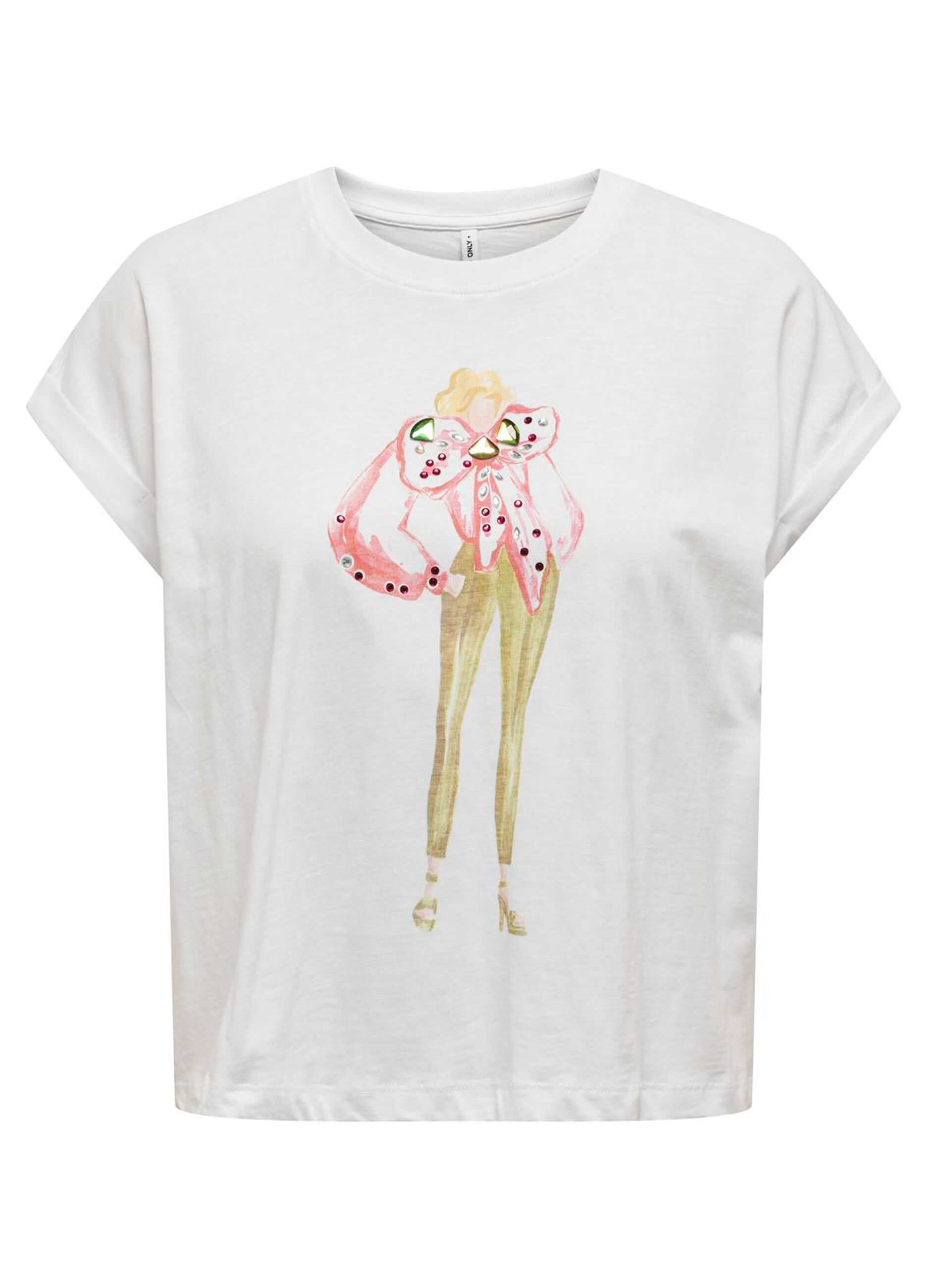 T-shirt con stampa donna