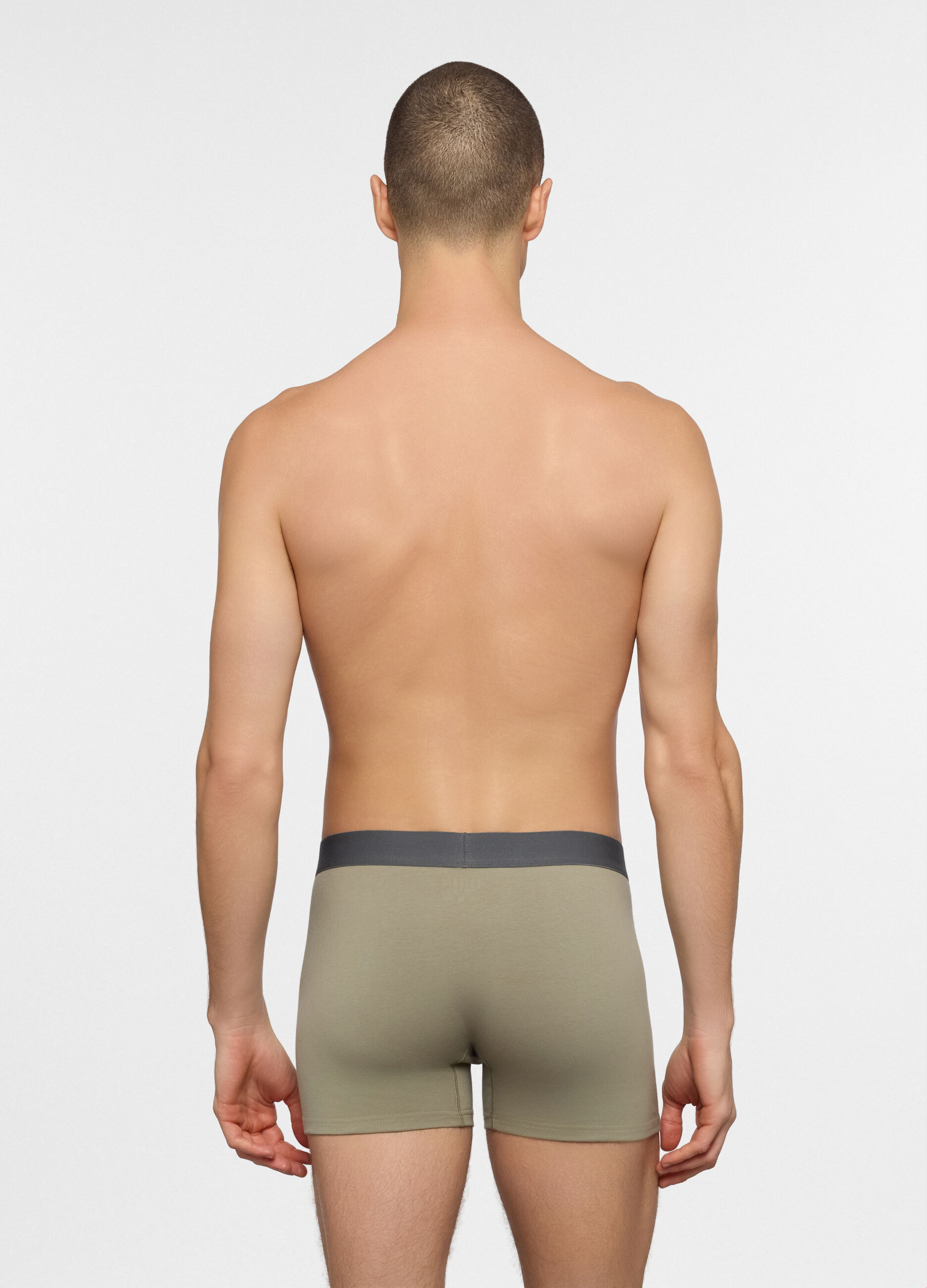 Boxer lunghi in jersey di cotone uomo_1