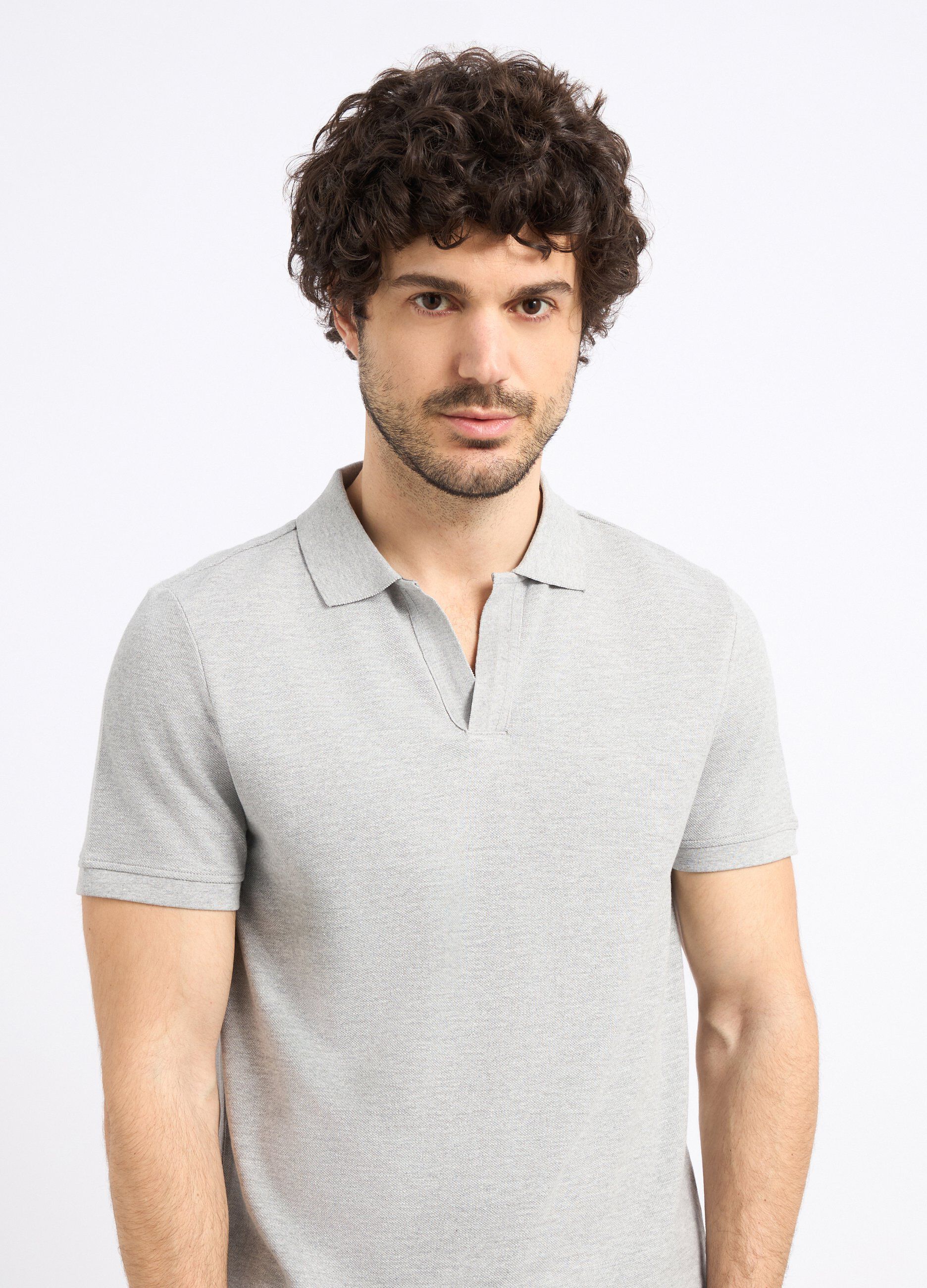 Polo in cotone piquet uomo_2
