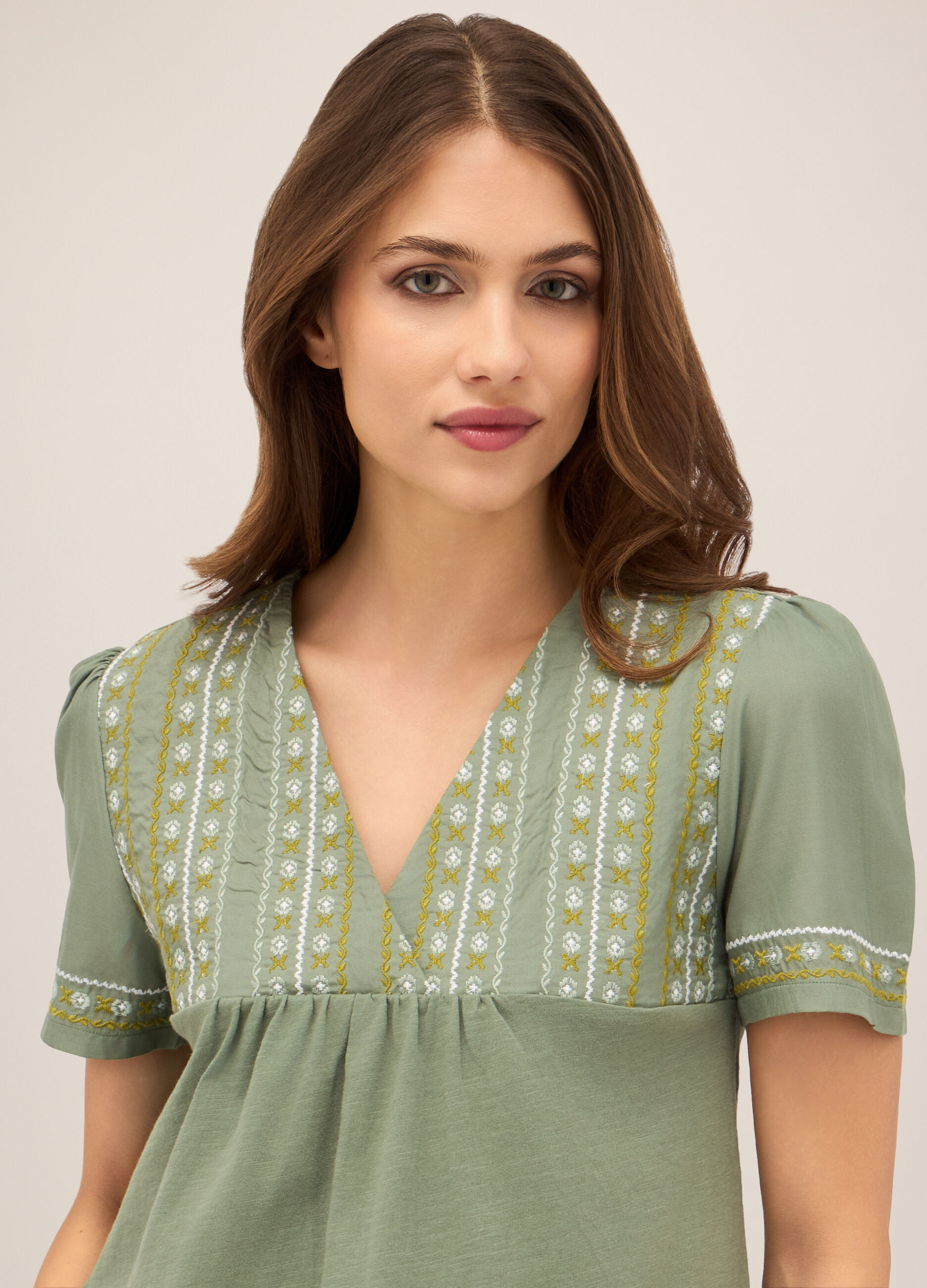 T-shirt in jersey di cotone donna_2
