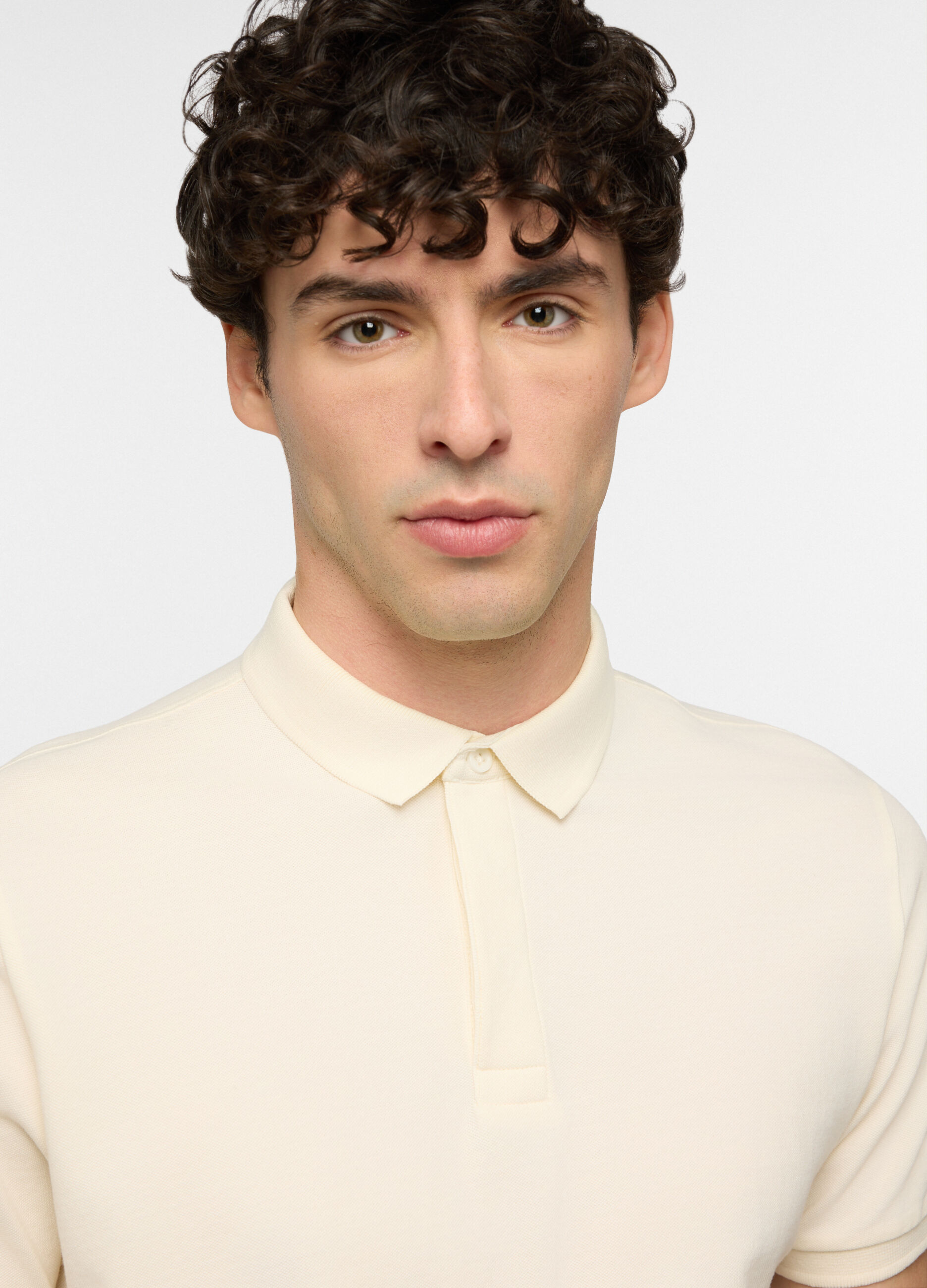 Polo a maniche corte in cotone uomo_2