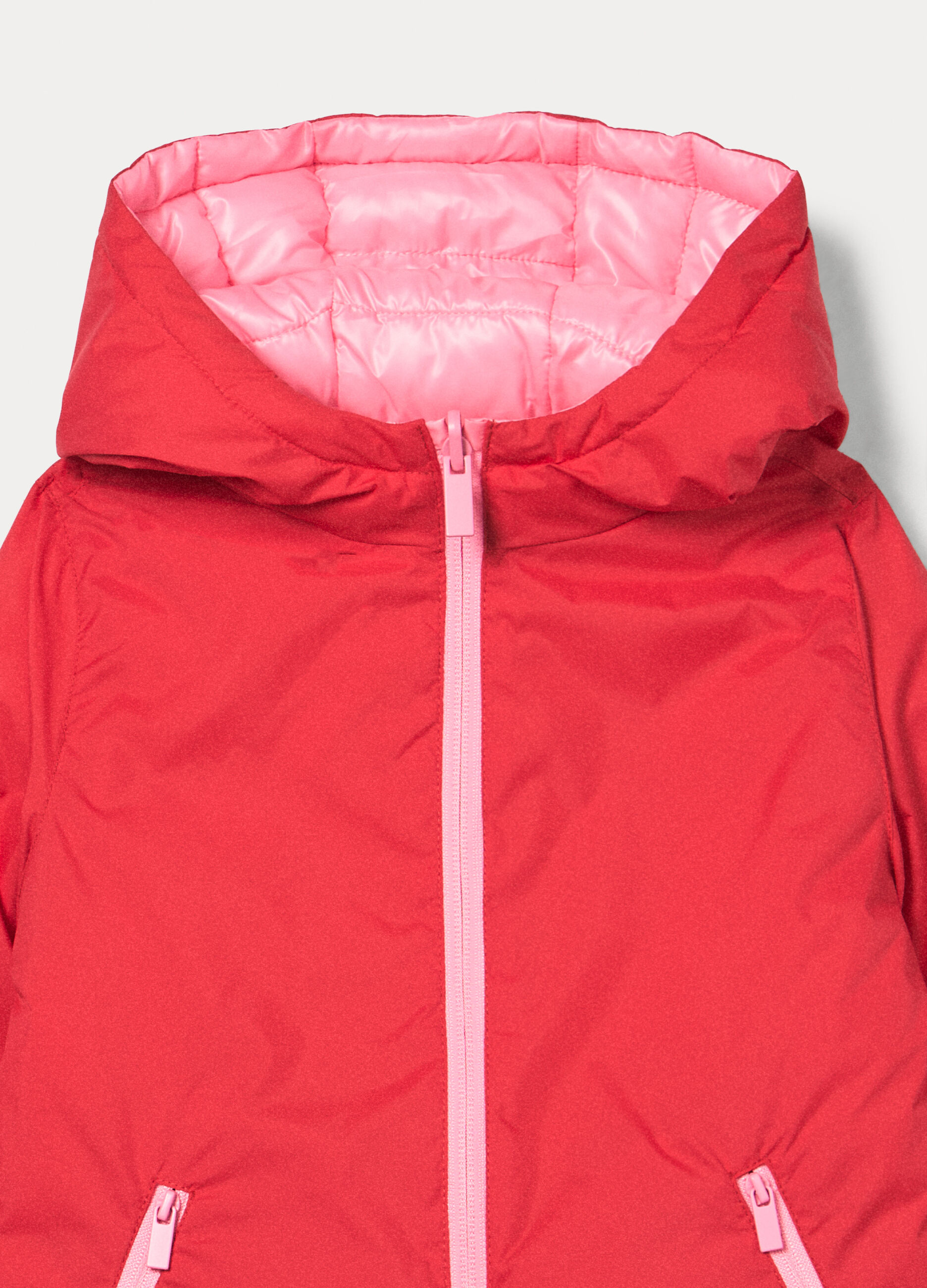 Giubbino imbottito ultra leggero reversibile bambina_2