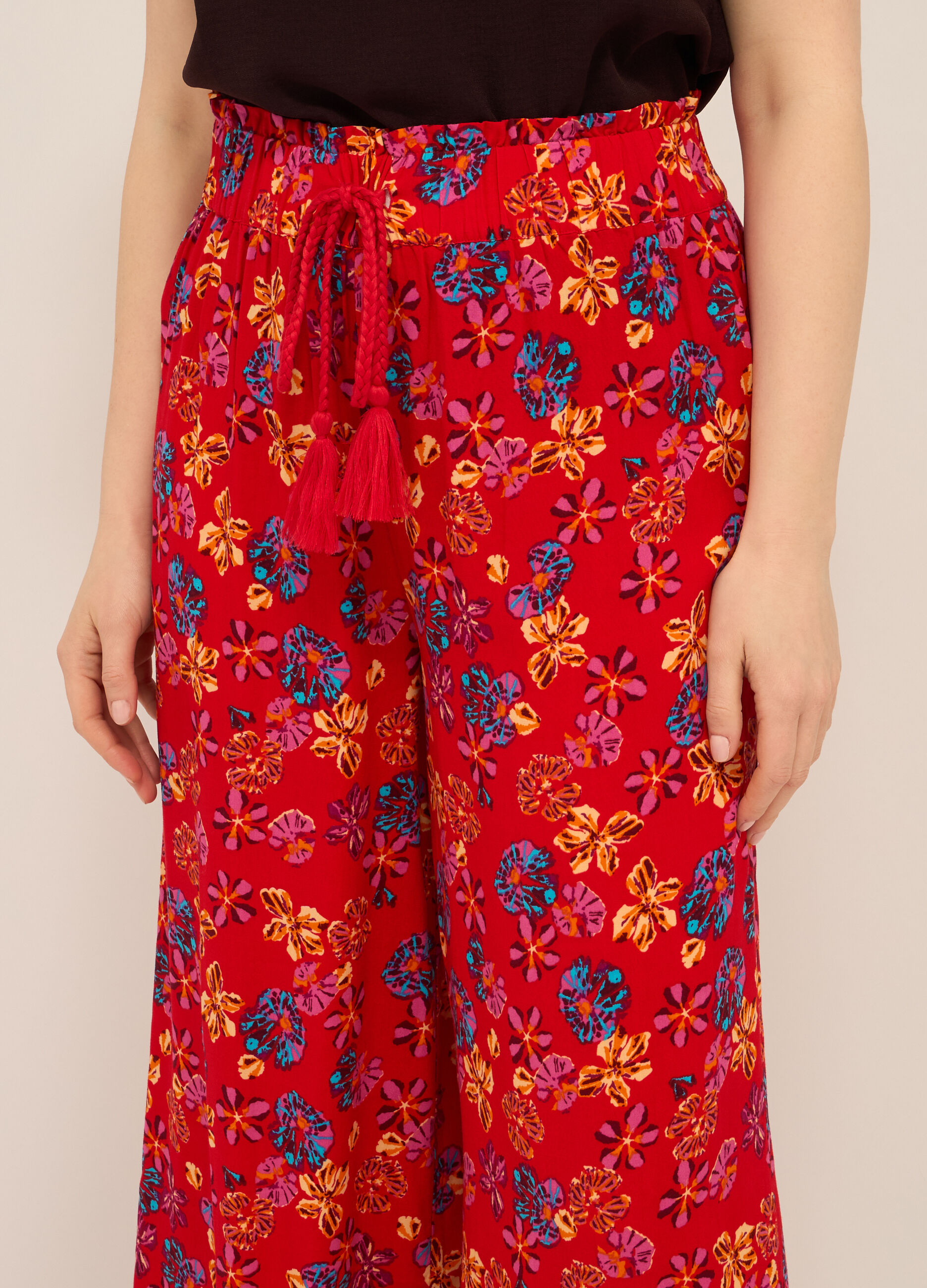 Pantaloni in pura viscosa donna_2
