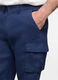 Bermuda cargo in lino uomo_2