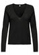 Maglia con scollo a V donna_0