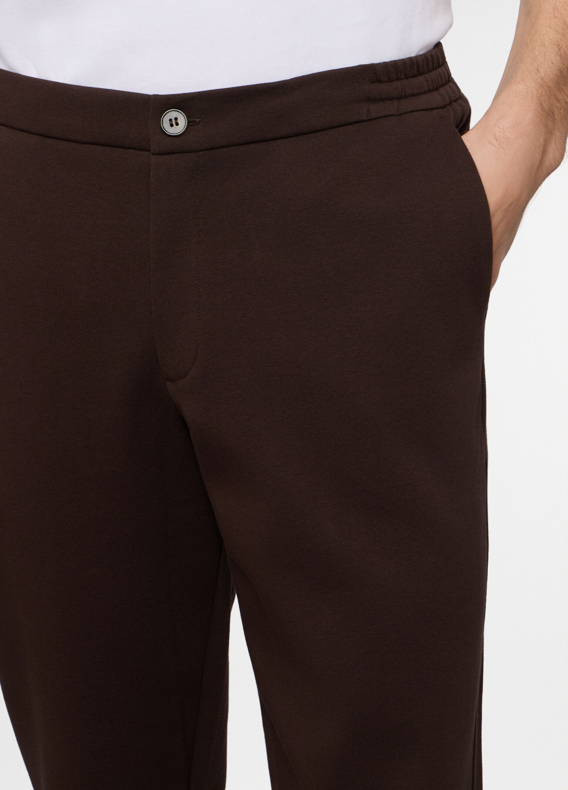 Pantalone chino in misto cotone uomo_2