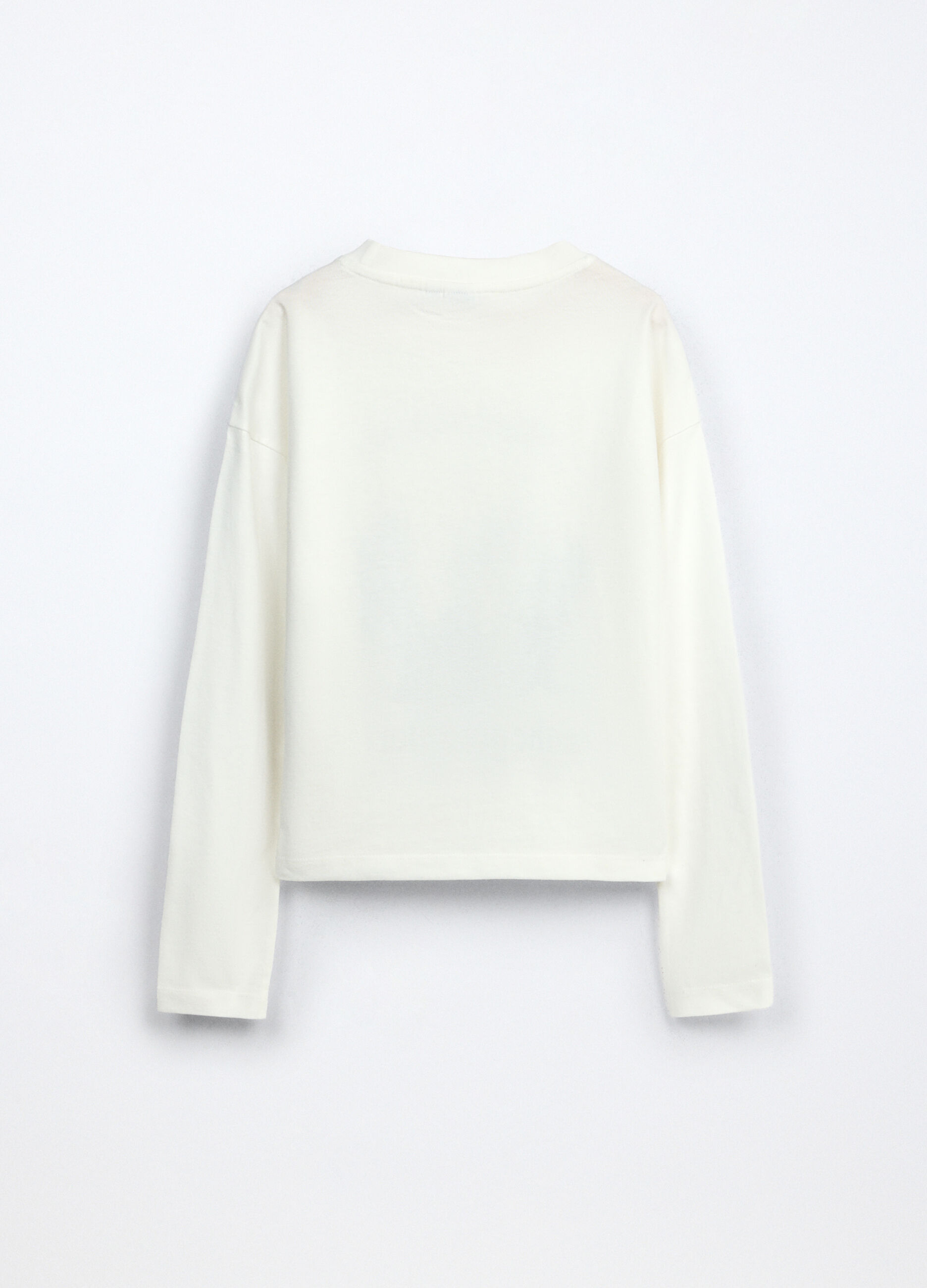T-shirt in jersey di puro cotone ragazza_1