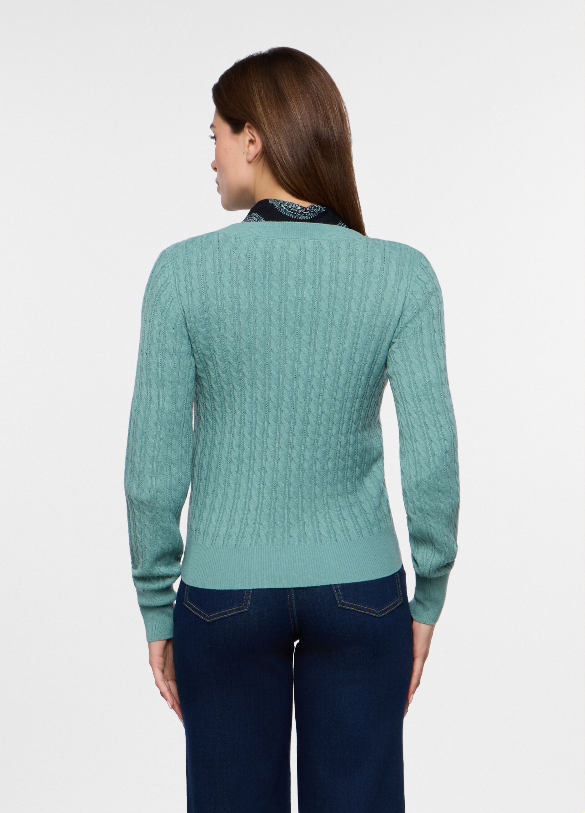 Tricot a treccia donna_1