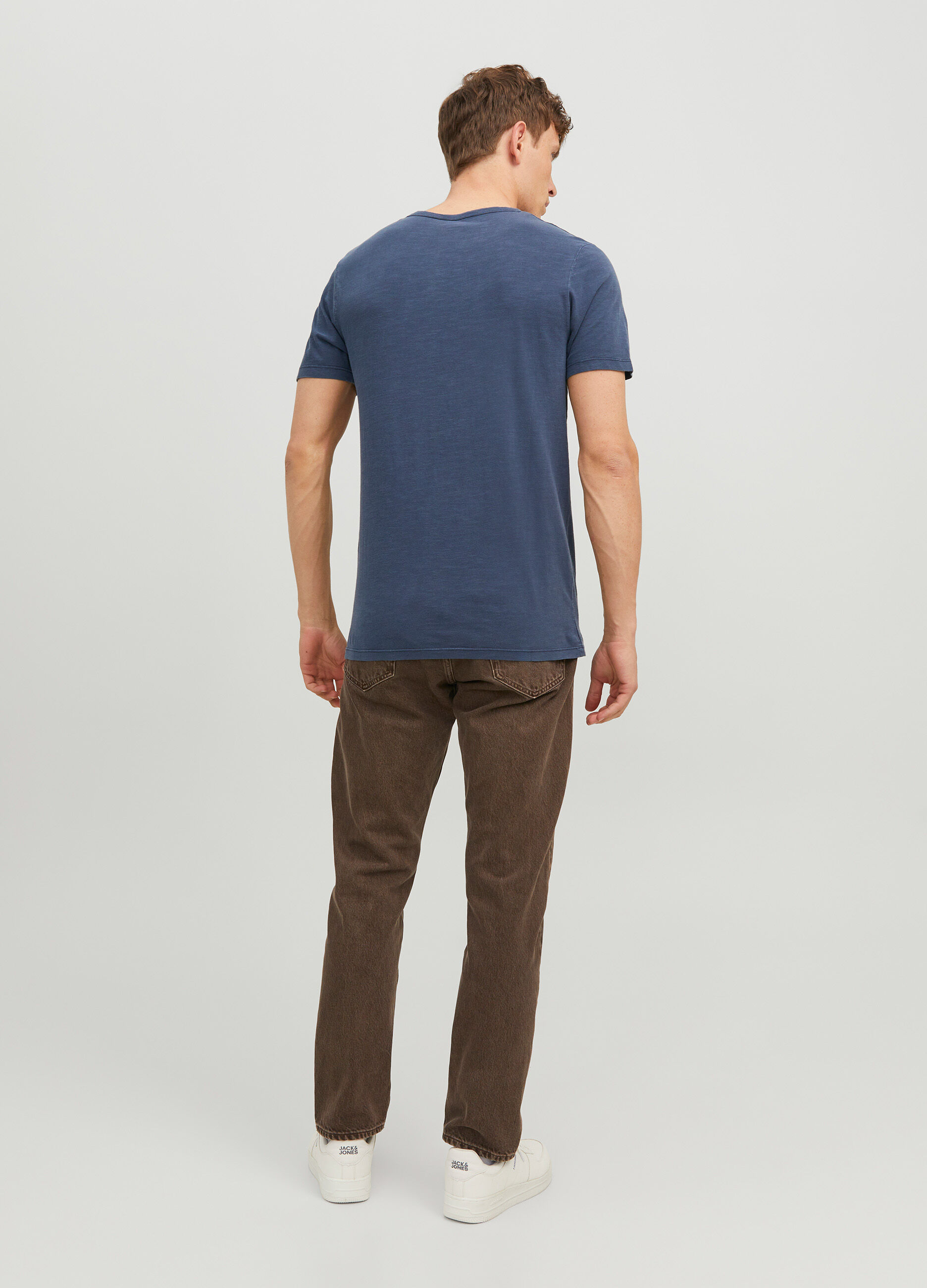 T-shirt collo serafino uomo