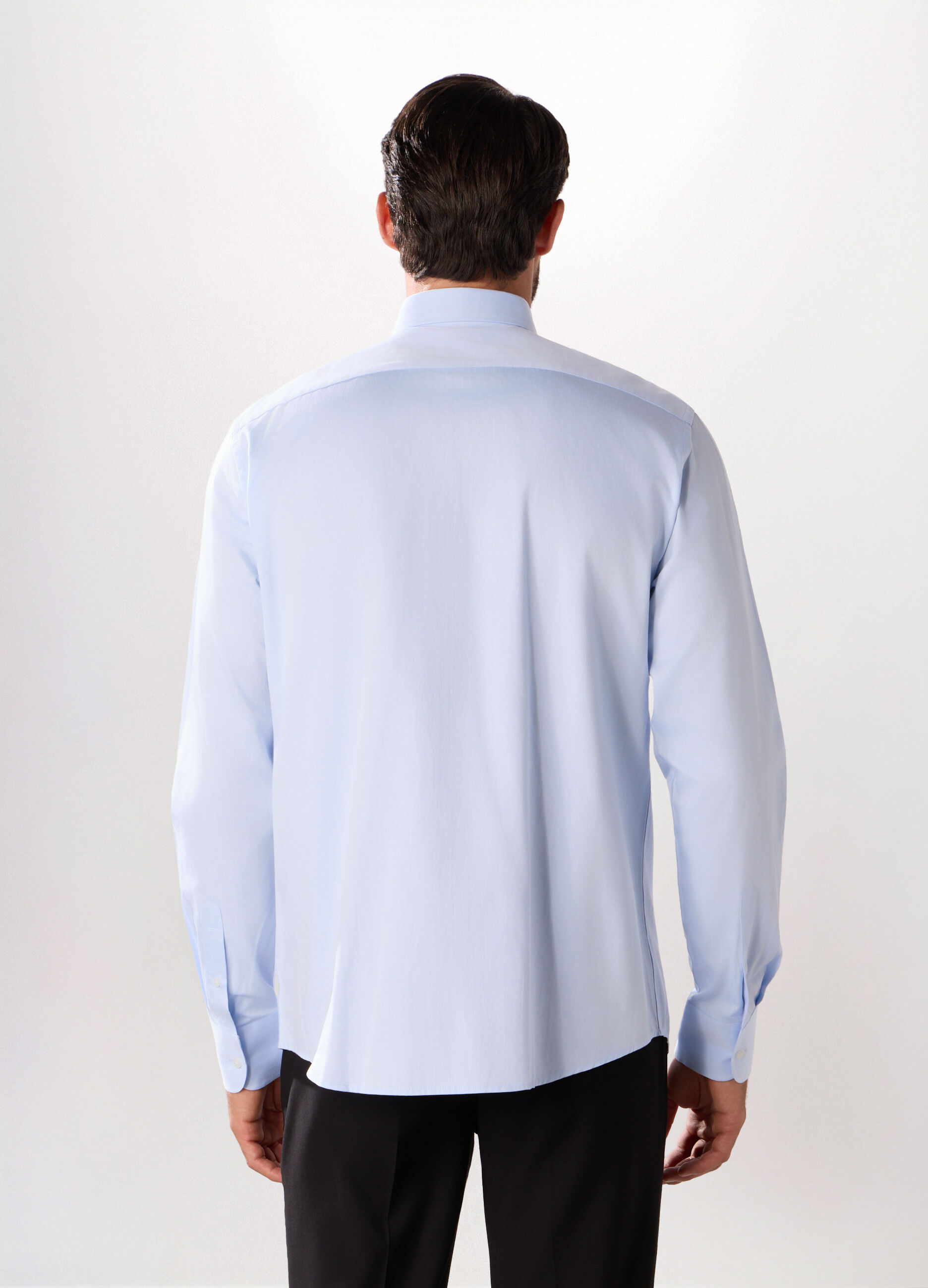 Camicia regular fit in cotone uomo_1