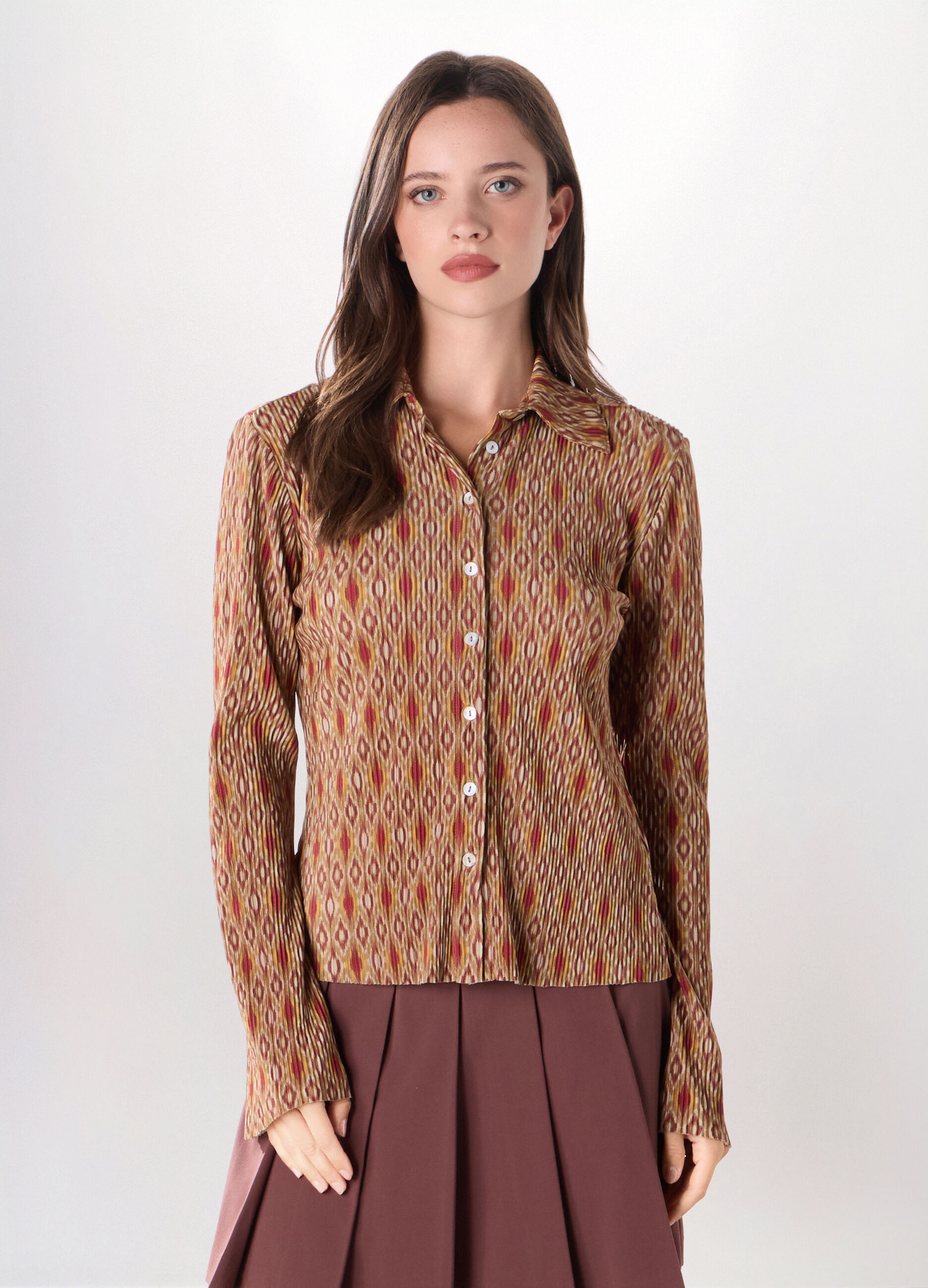 Camicia con stampa donna_0