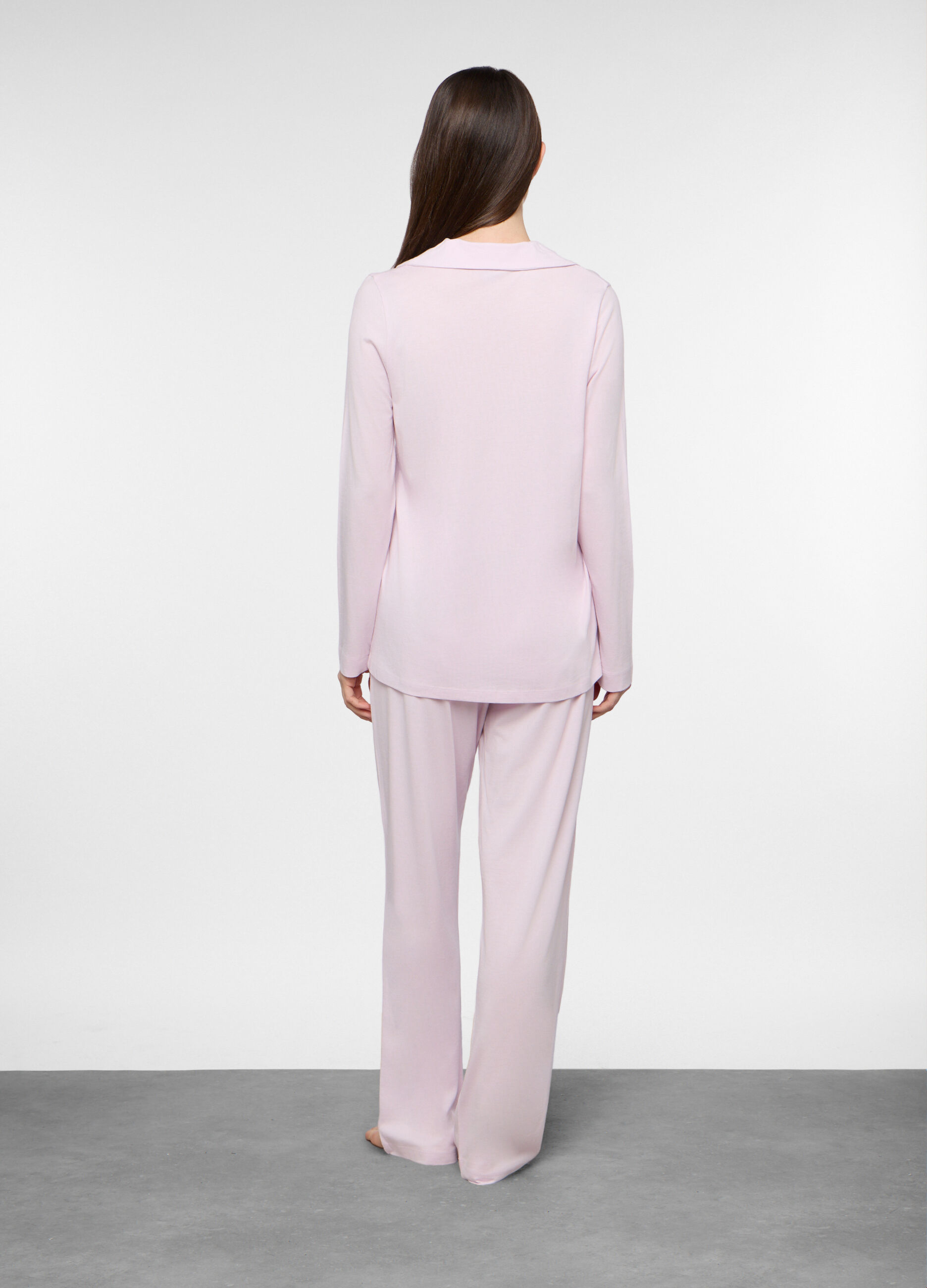 Set pigiama in jersey di misto cotone donna_1