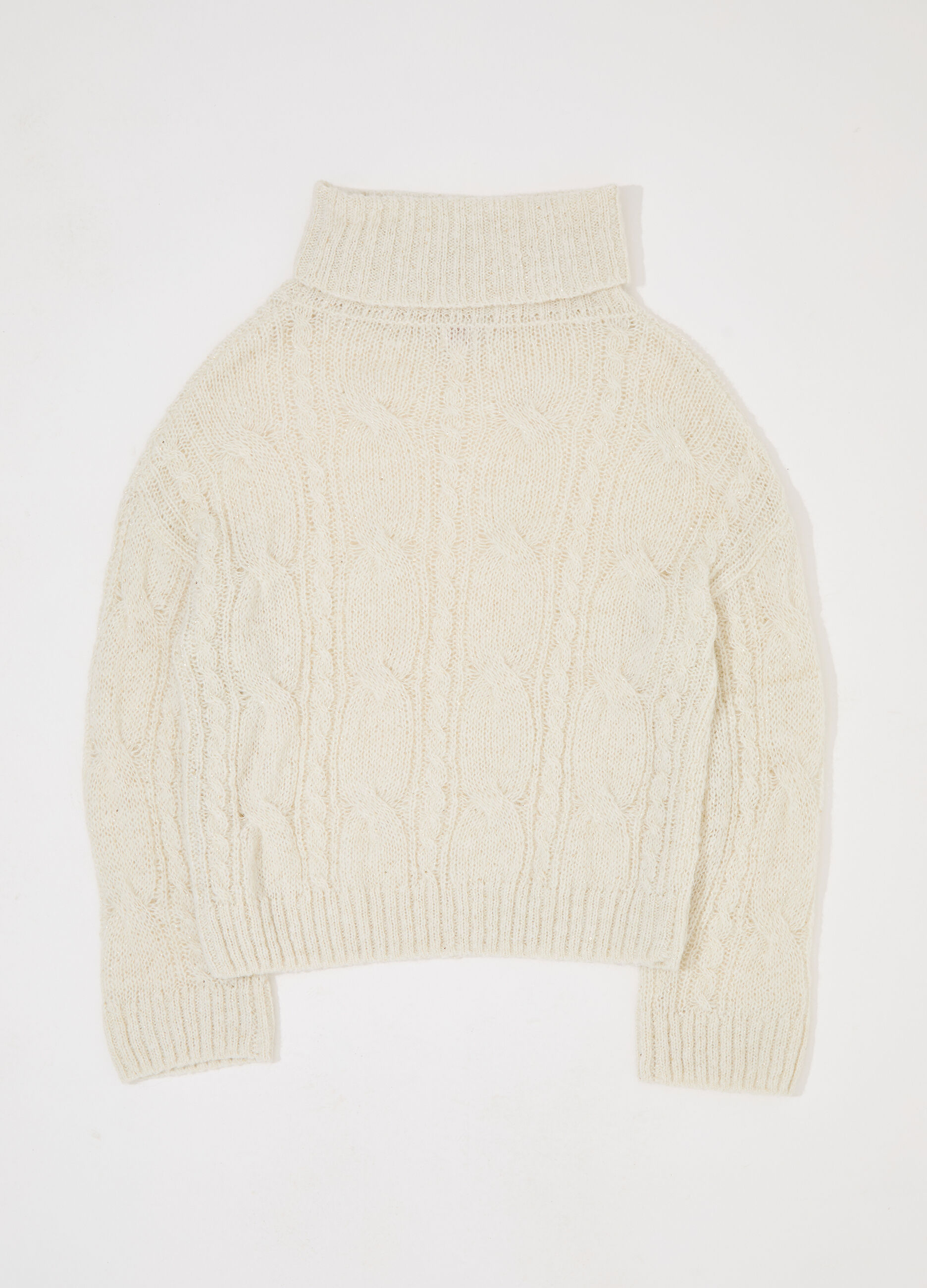 Dolcevita in misto lana e filo lurex donna_5