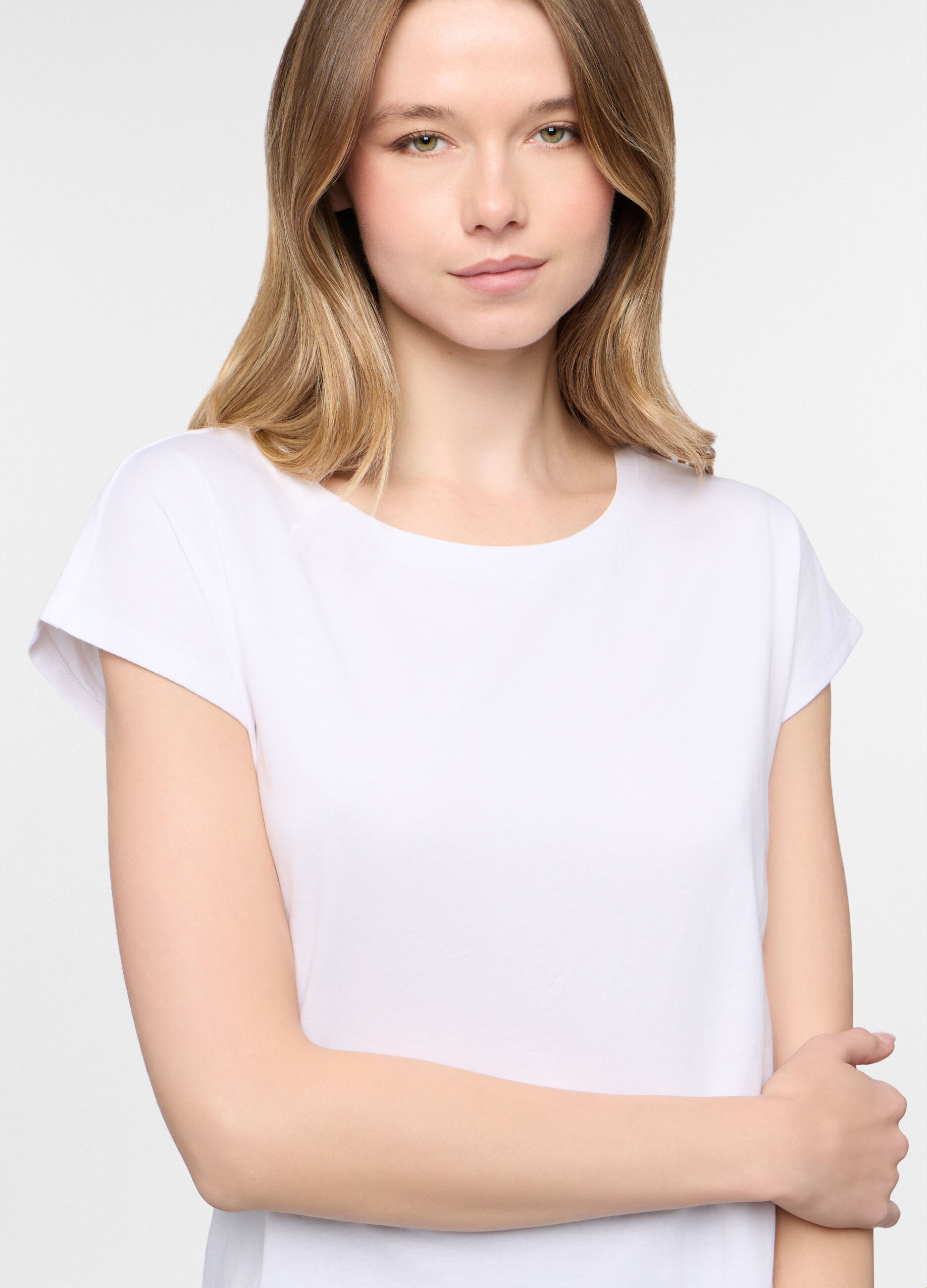 T-shirt girocollo donna_2